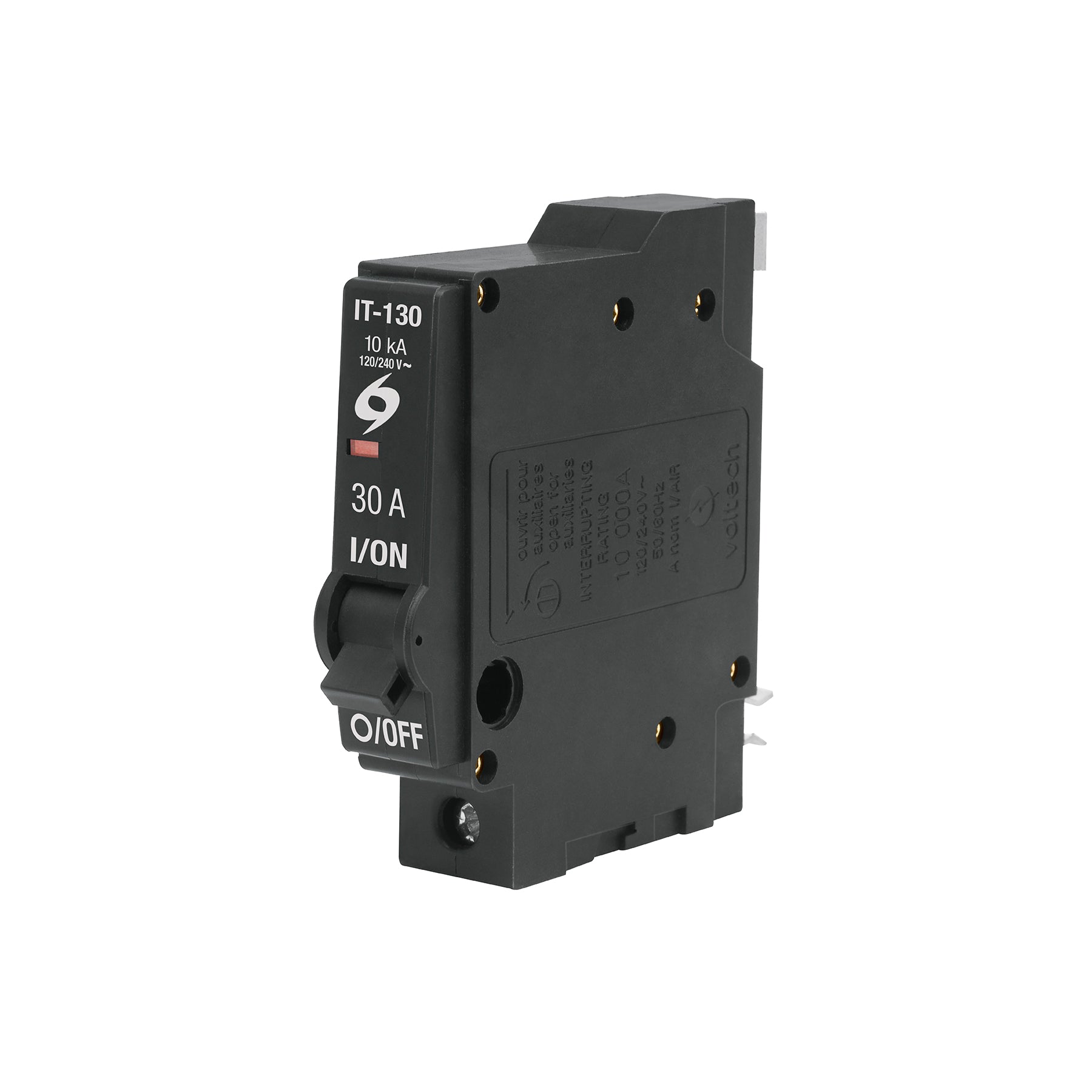 Interruptor de 1 polo 30A enchufable, a granel, Volteck, IT-130G, 45873