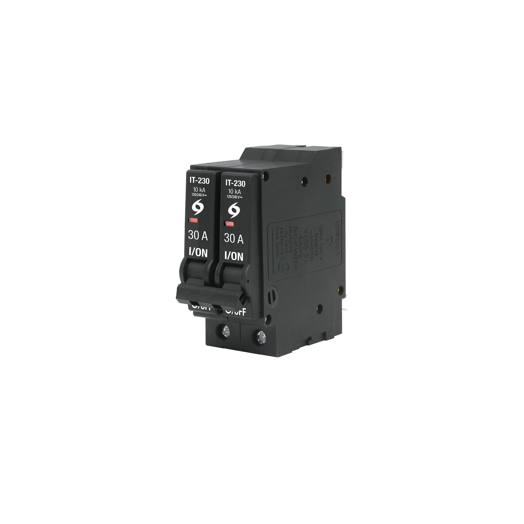 Interruptor de 2 polos 30A, enchufable, Volteck, IT-230, 46705