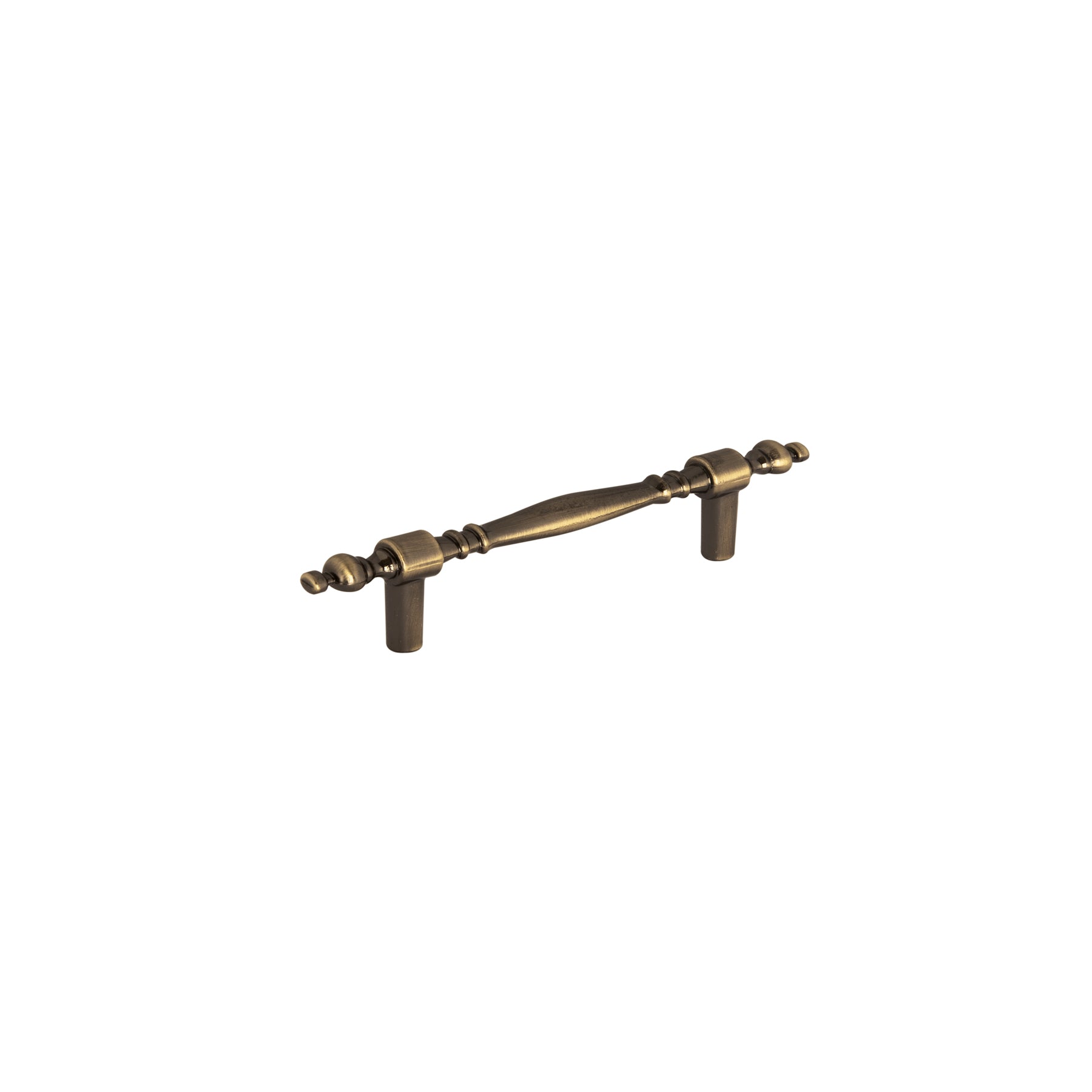 Jaladera metálica de 76 mm estilo "Colonial", latón antiguo, Hermex, JAL-0531, 43837