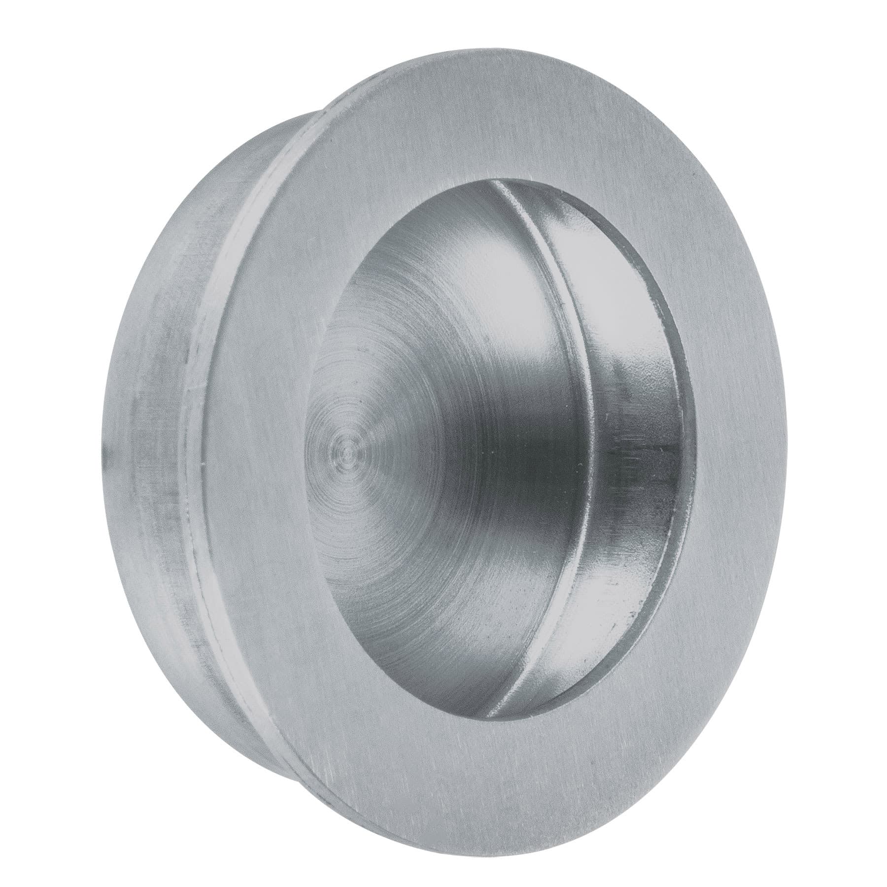 Jaladera de embutir circular No. 4 acabado cromo mate, Hermex, JALED-34, 48999