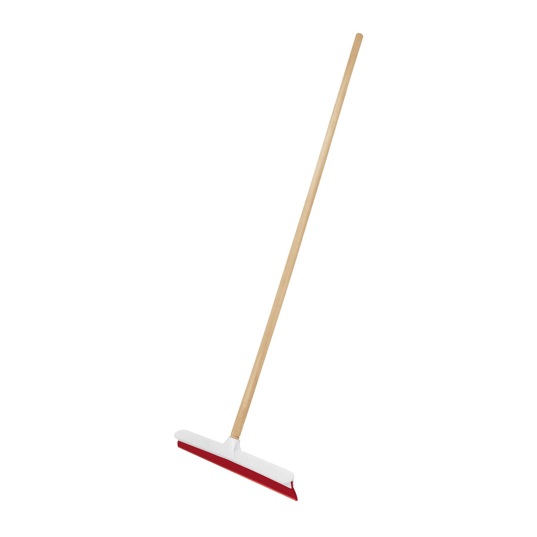 Jalador con base de plástico de 40 cm, con bastón de madera
