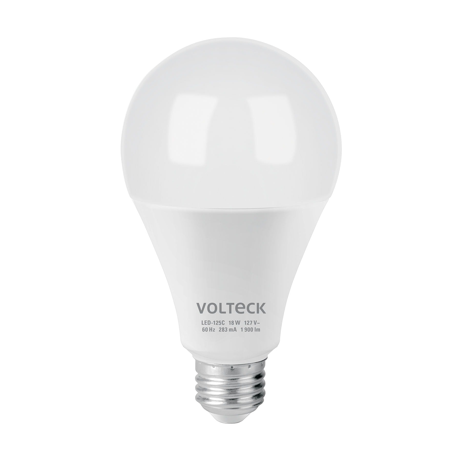 Foco LED 18W (125W) A25, 3000K blanca cálida, 1900 lm, caja, Volteck, LED-125C, 48459