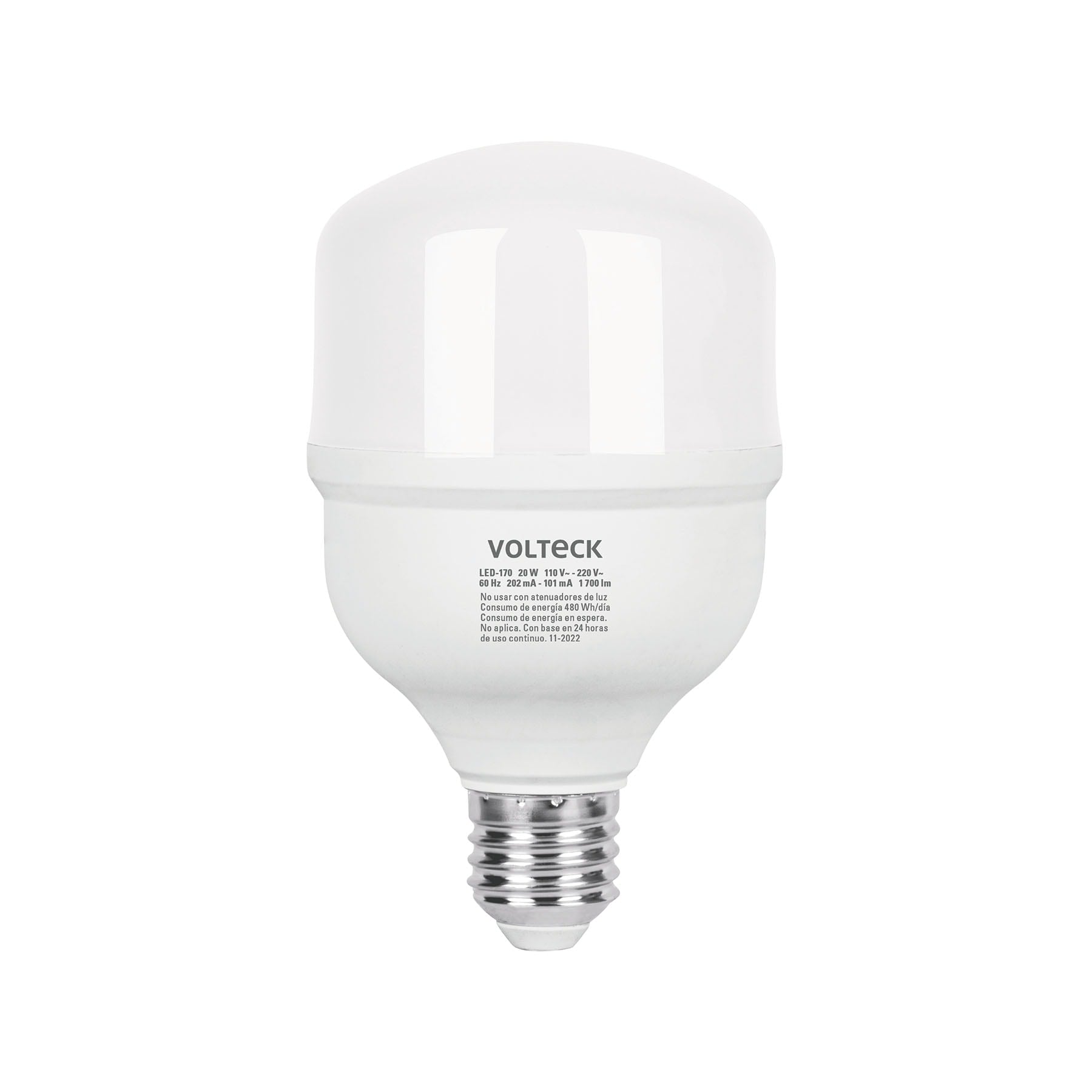 Lámpara LED alta potencia 20 W (equiv. 170 W), luz de día