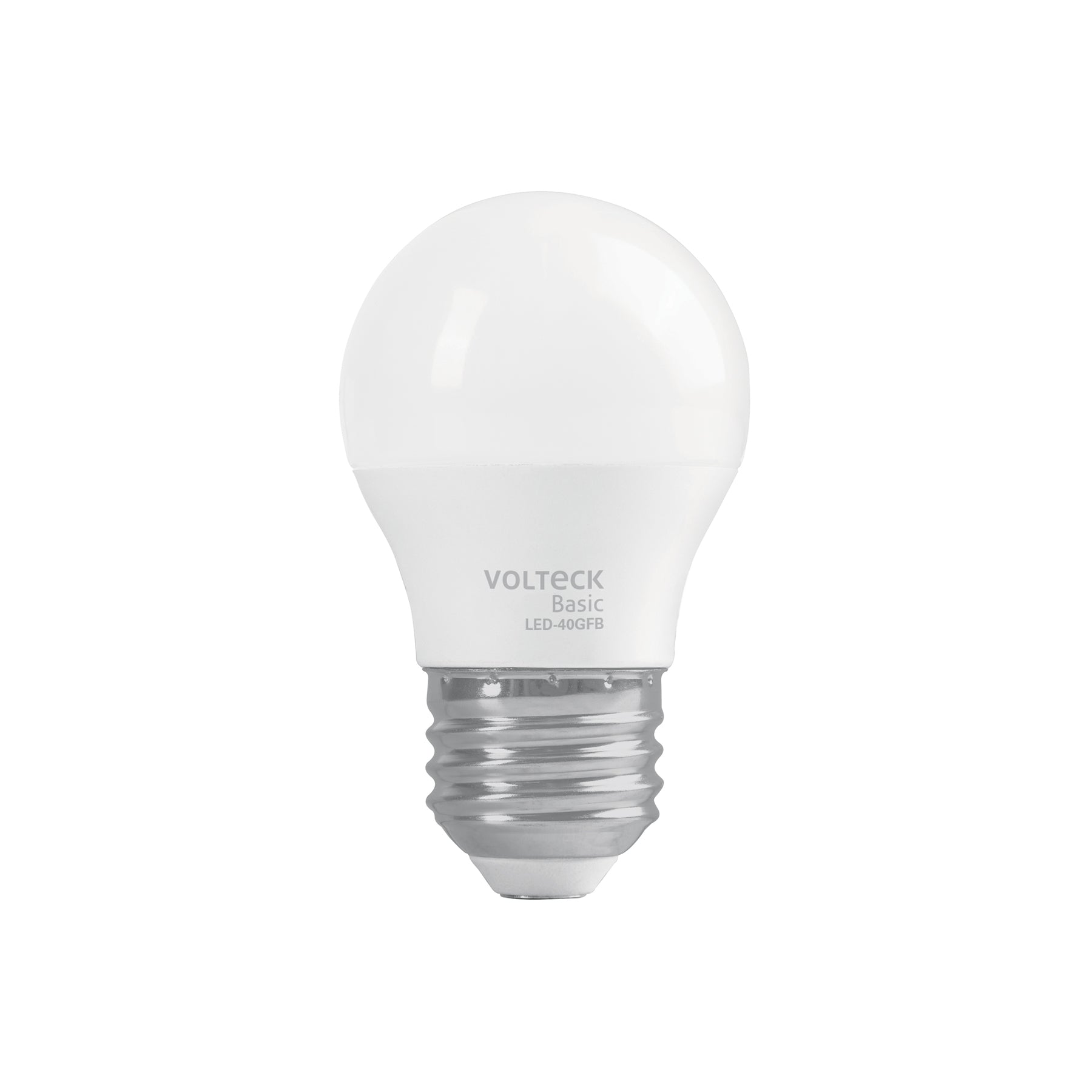 Foco LED 5W (40W) G45, 6500K blanca fría, 450 lm, BASIC, Volteck, LED-40GFB, 27162