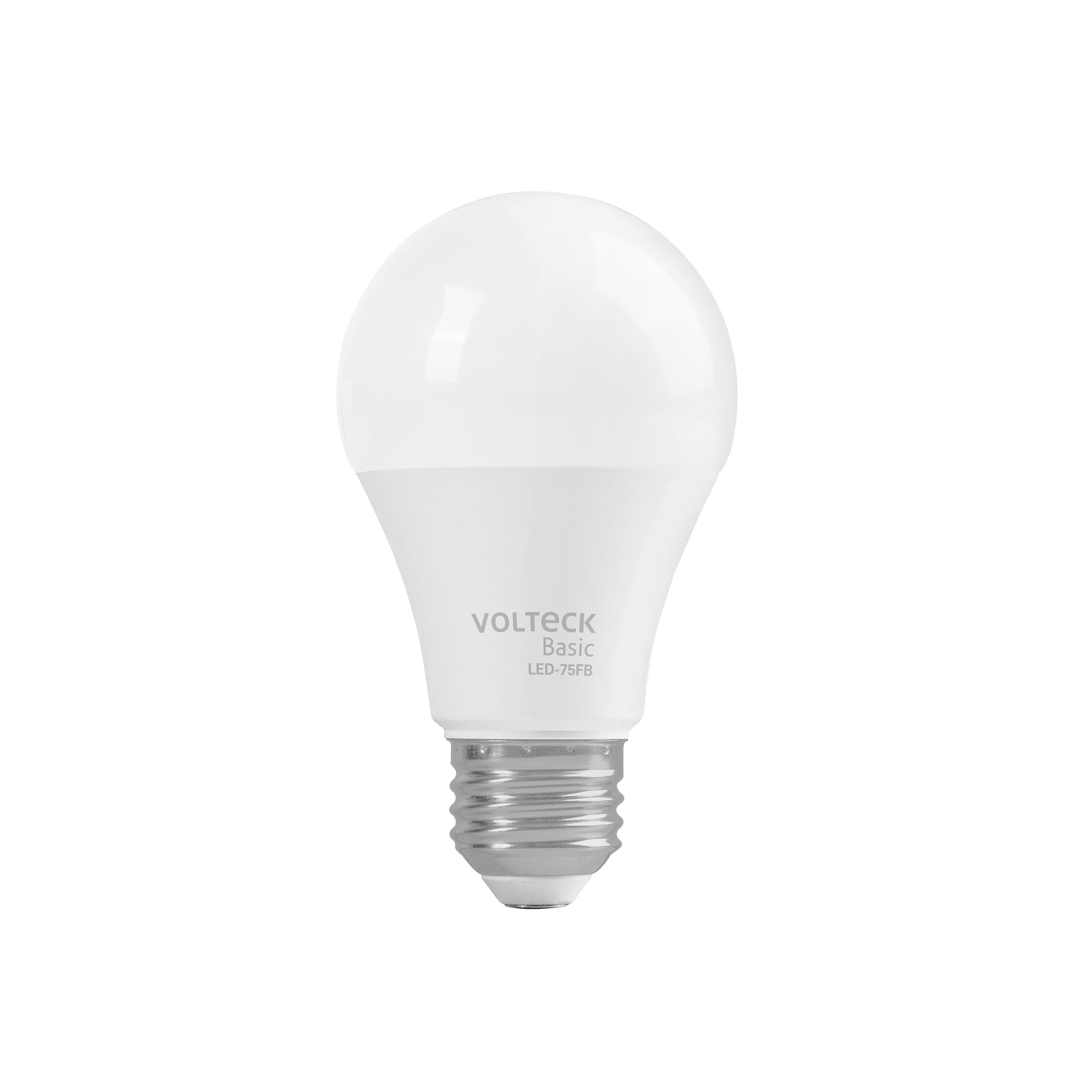 Foco LED 10W (75W) A19, 6500K blanca fría, 950 lm, BASIC, Volteck, LED-75FB, 28063