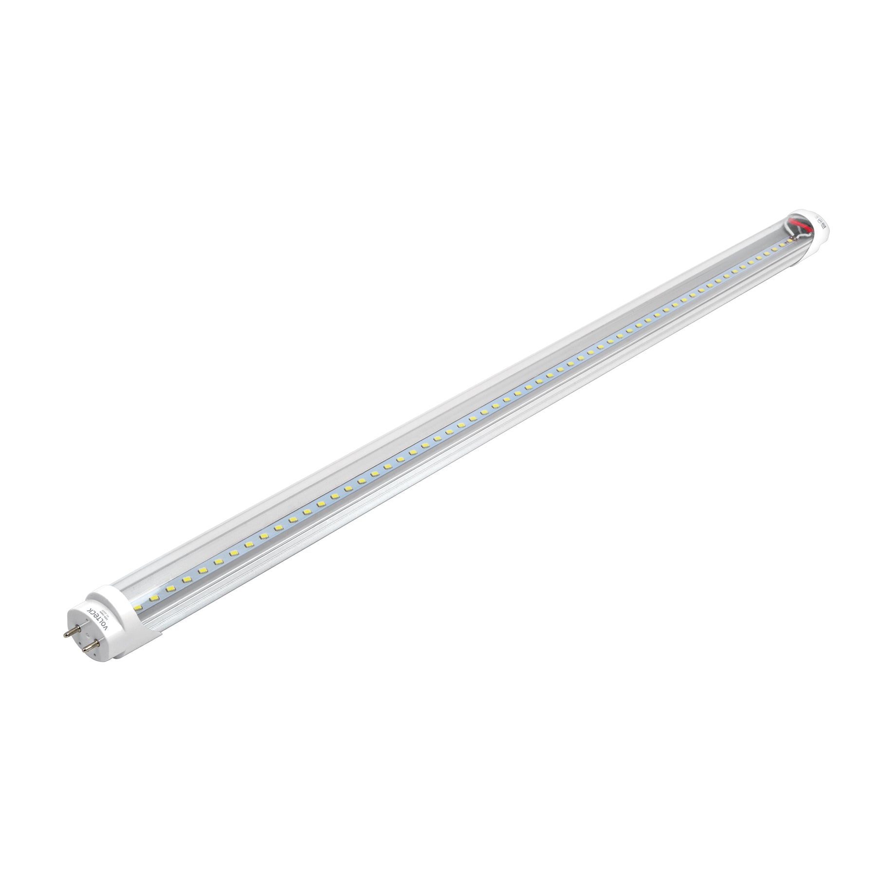 Tubo LED T8 9W G13, 6500K blanca fría, transparente, Volteck, LED-T809, 46374