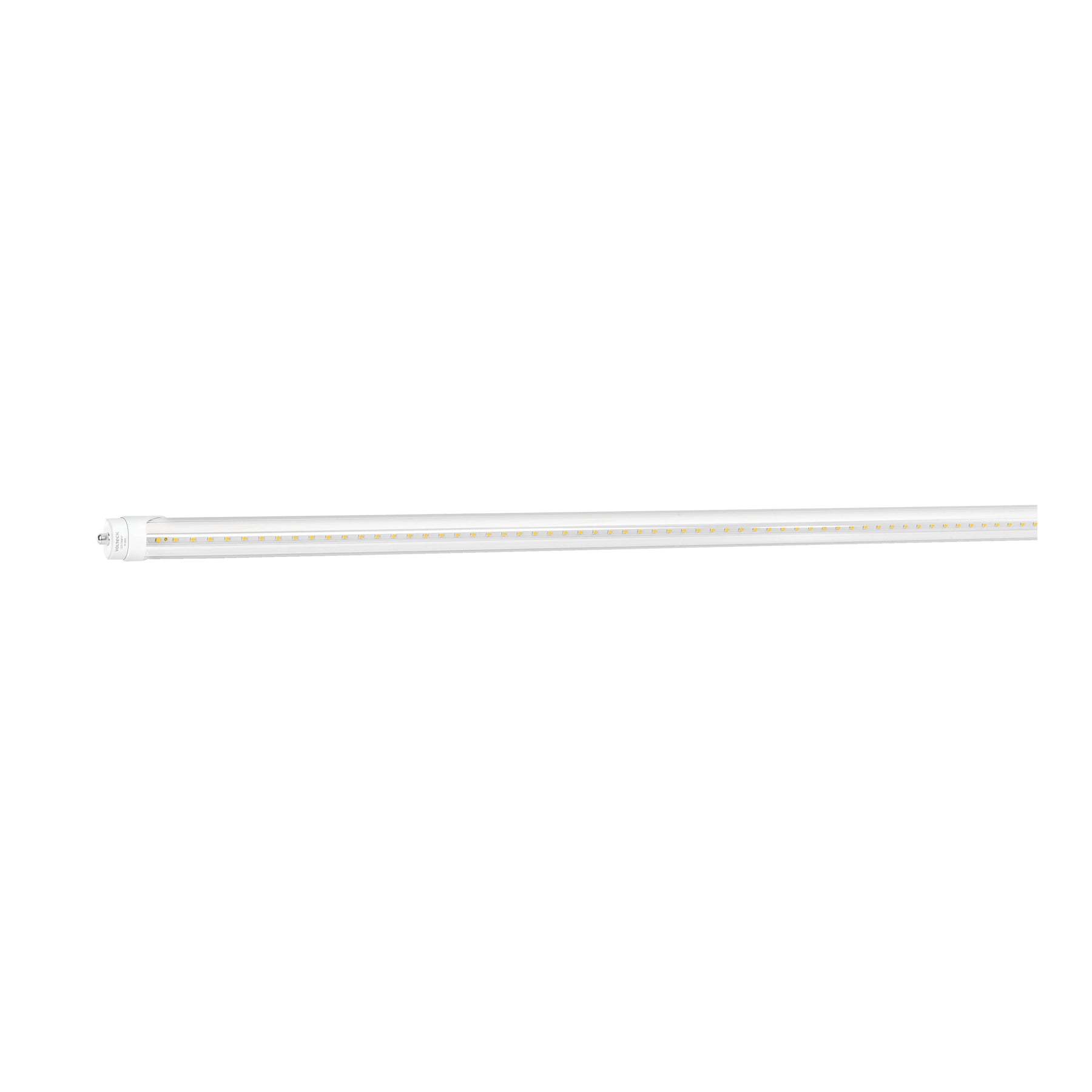 Tubo LED T8 36W FA8 6500K blanca fría, transparente, Volteck, LED-T8361P, 46371