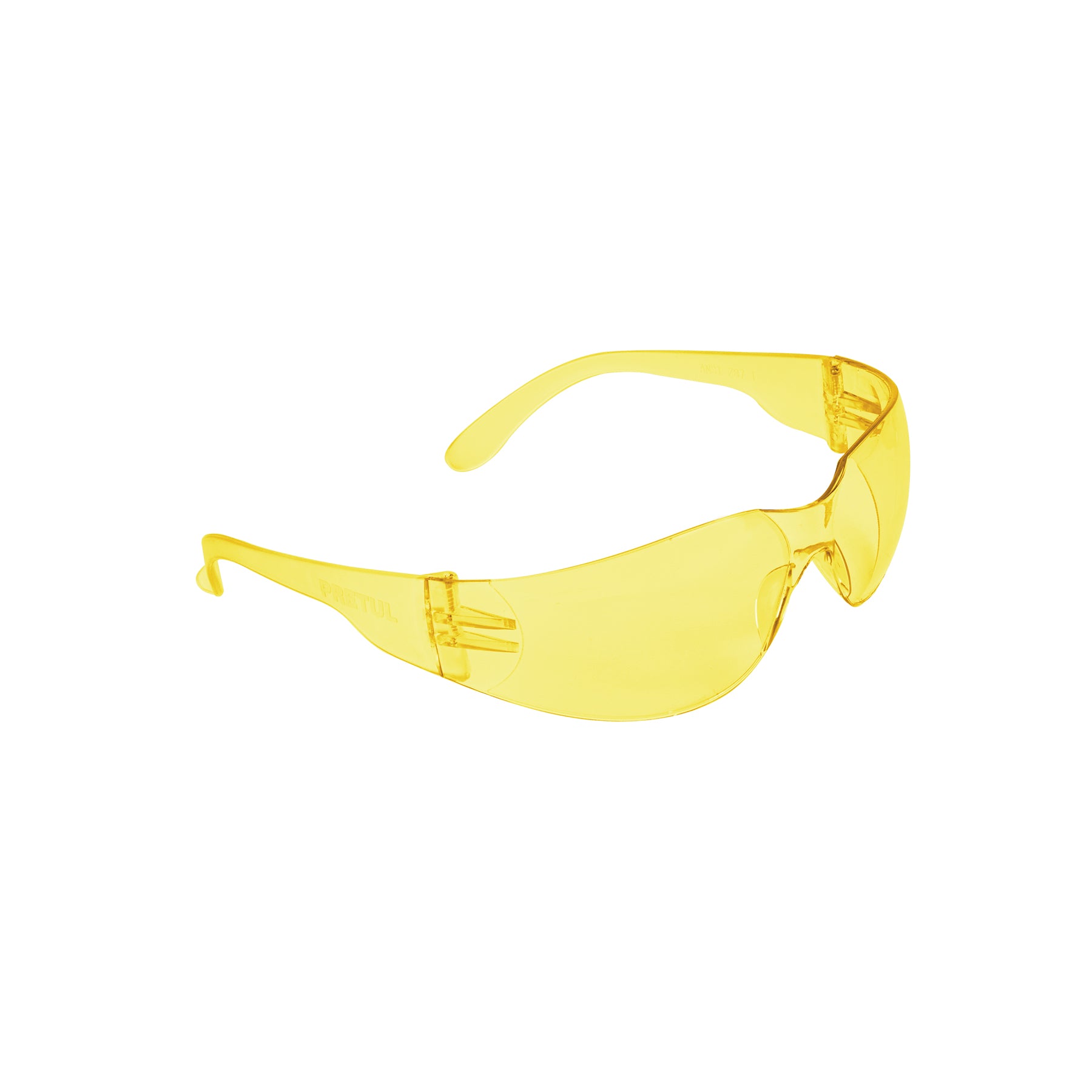 Lentes de seguridad ámbar LITE, Pretul, LEN-SA-P, 20403