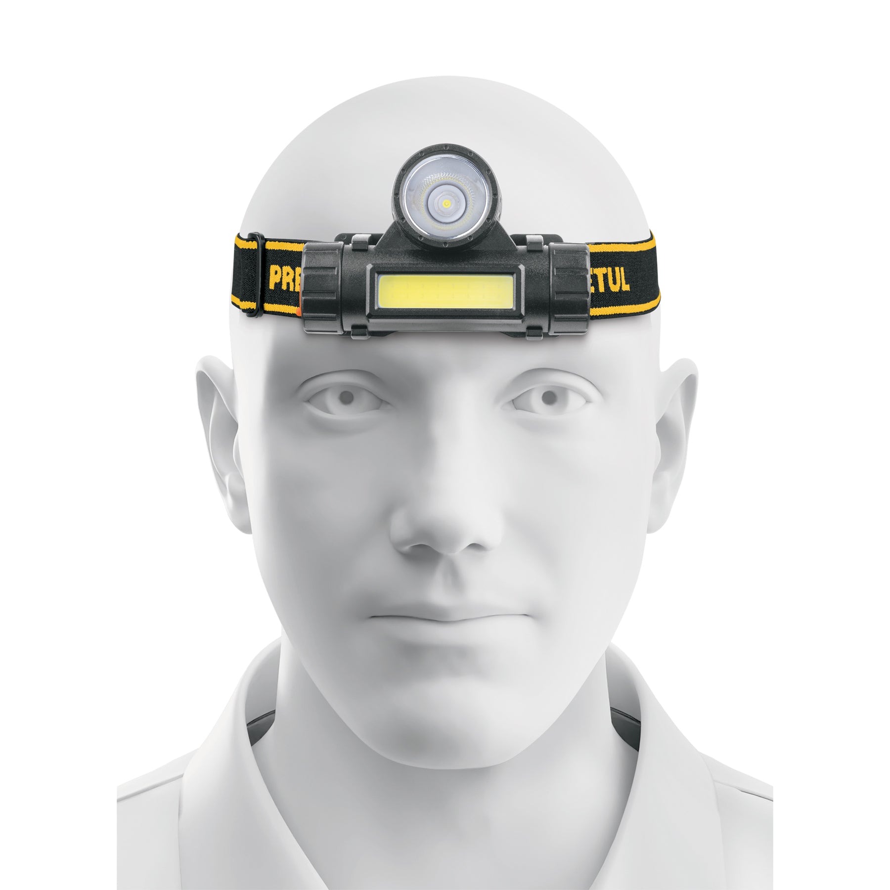 Linterna de minero LED 180 lm, con imán, recargable, Pretul
