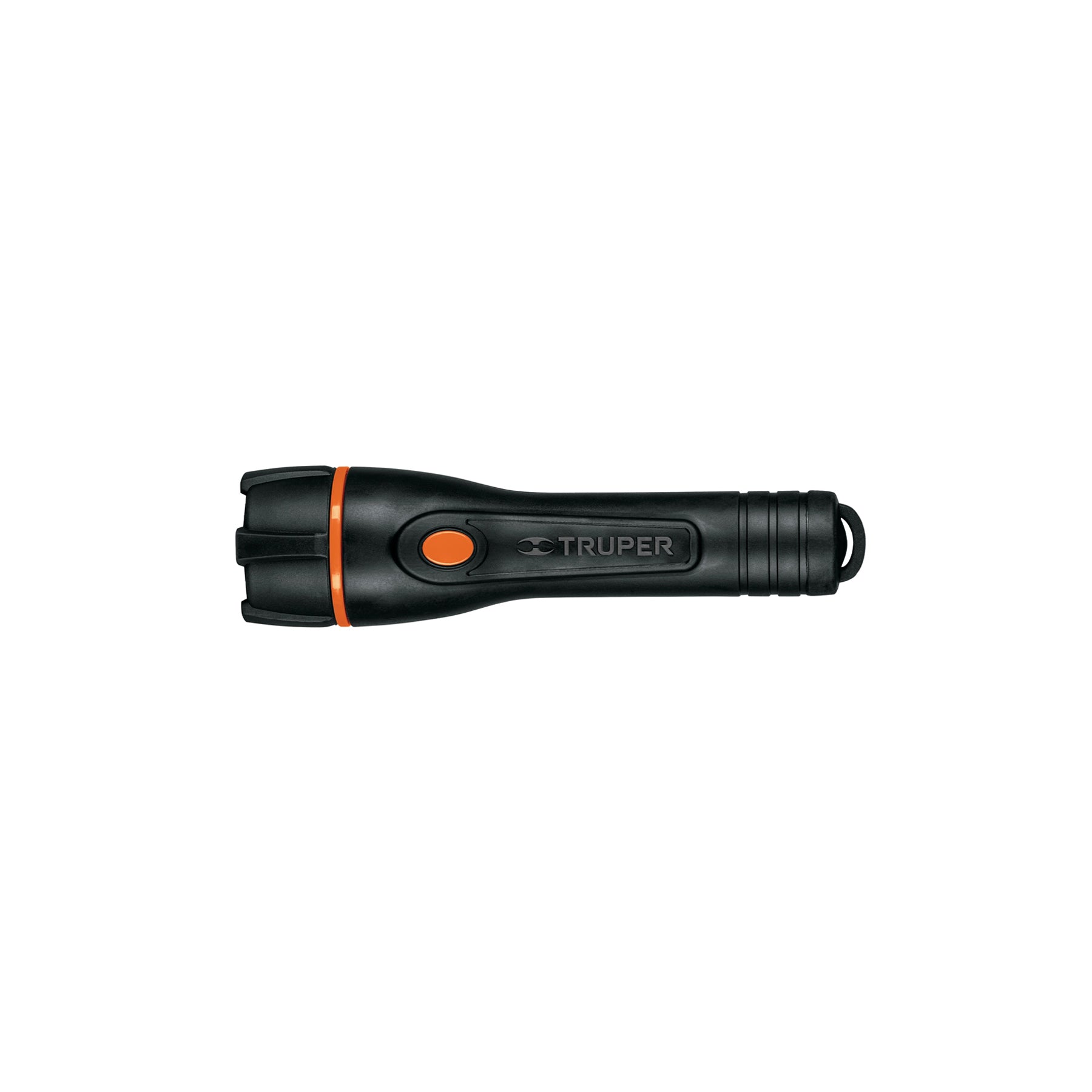 Linterna plástica 1 LED 80 lm con 2 pilas AA, Truper