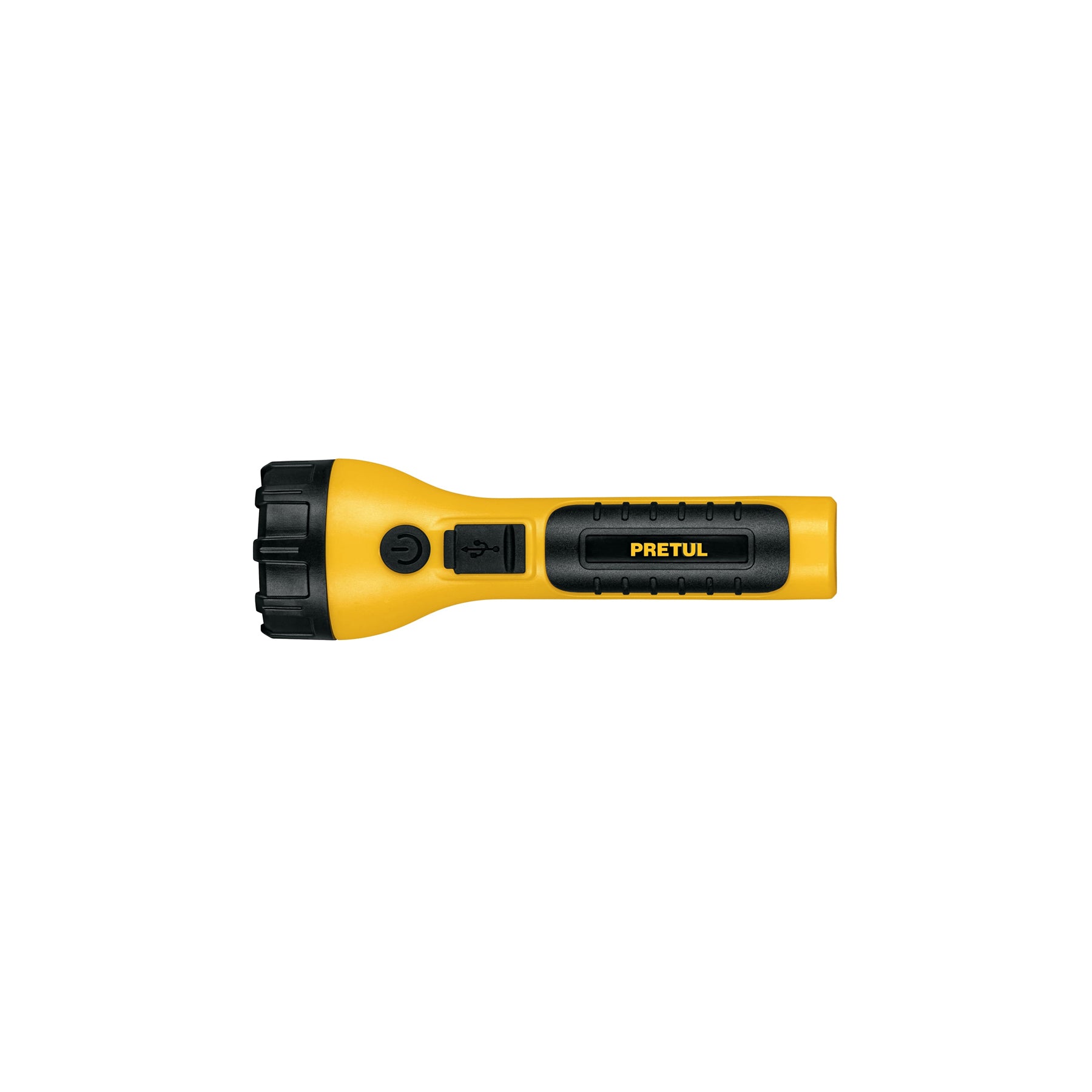 Linterna plástica de LED, 120 lm, recargable, Pretul