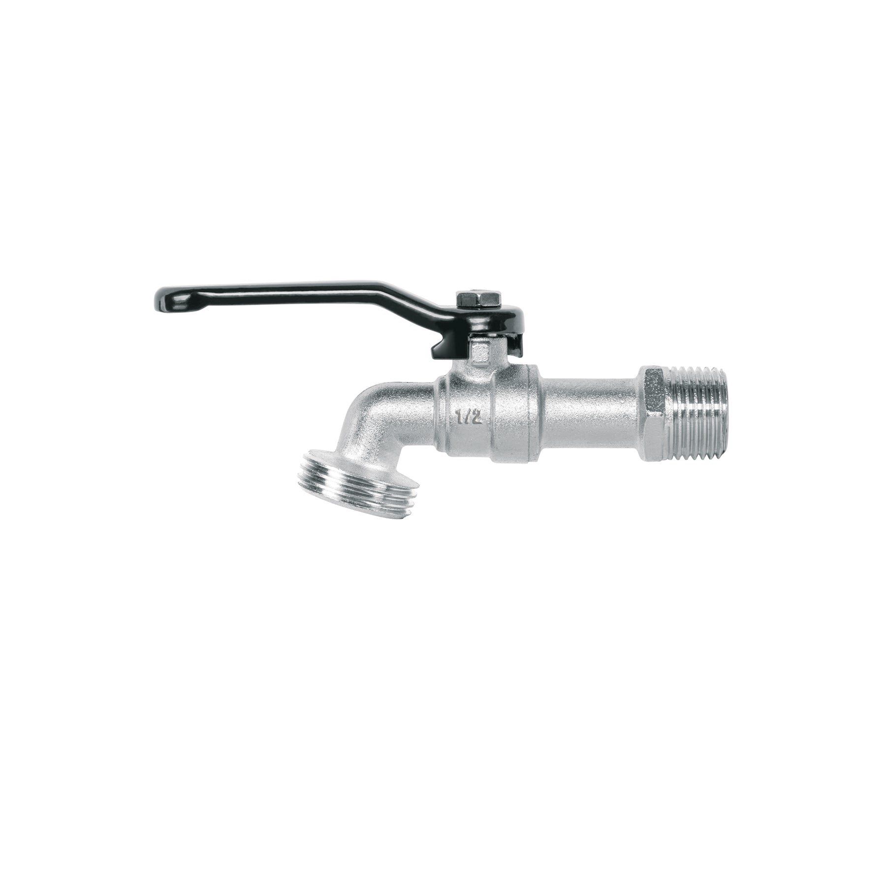 Llave de esfera de zinc 1/2", 110 g, s/adaptador, Pretul, LL-21PS, 28200