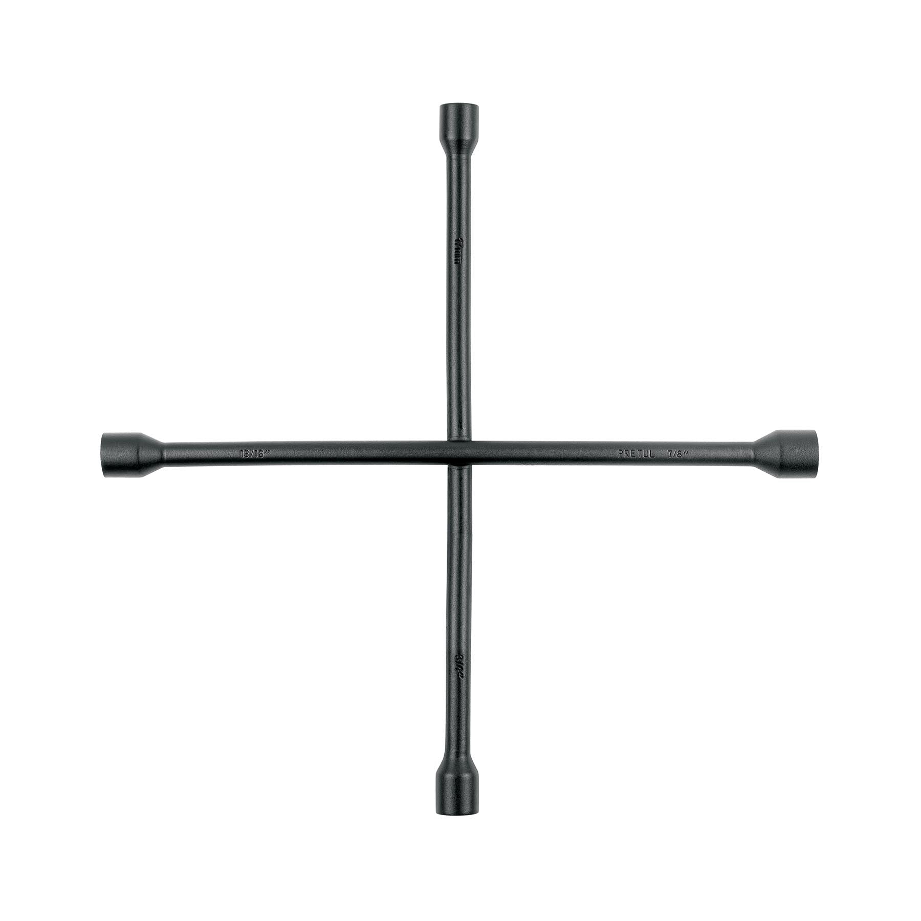 Llave de cruz 18", acabado negro mate, Pretul, LLCR-18P, 21801