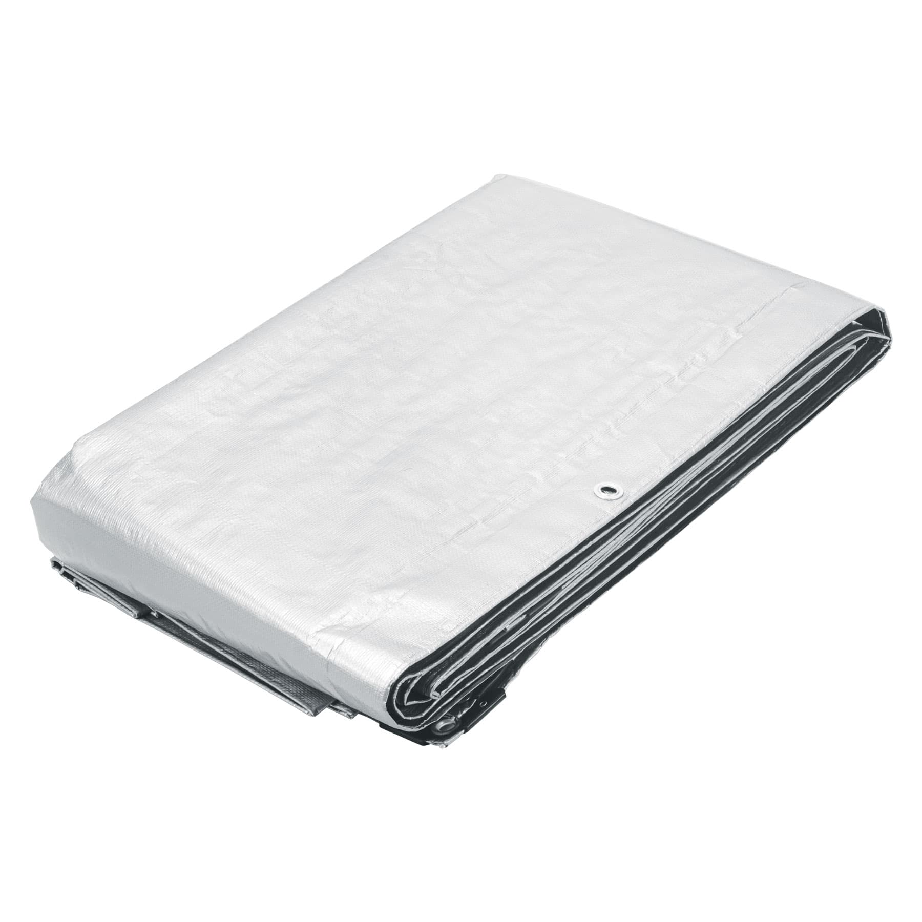 Lona de polietileno 6 x 12 m, blanca, 110 g/m2, Pretul, LP-612B, 23776