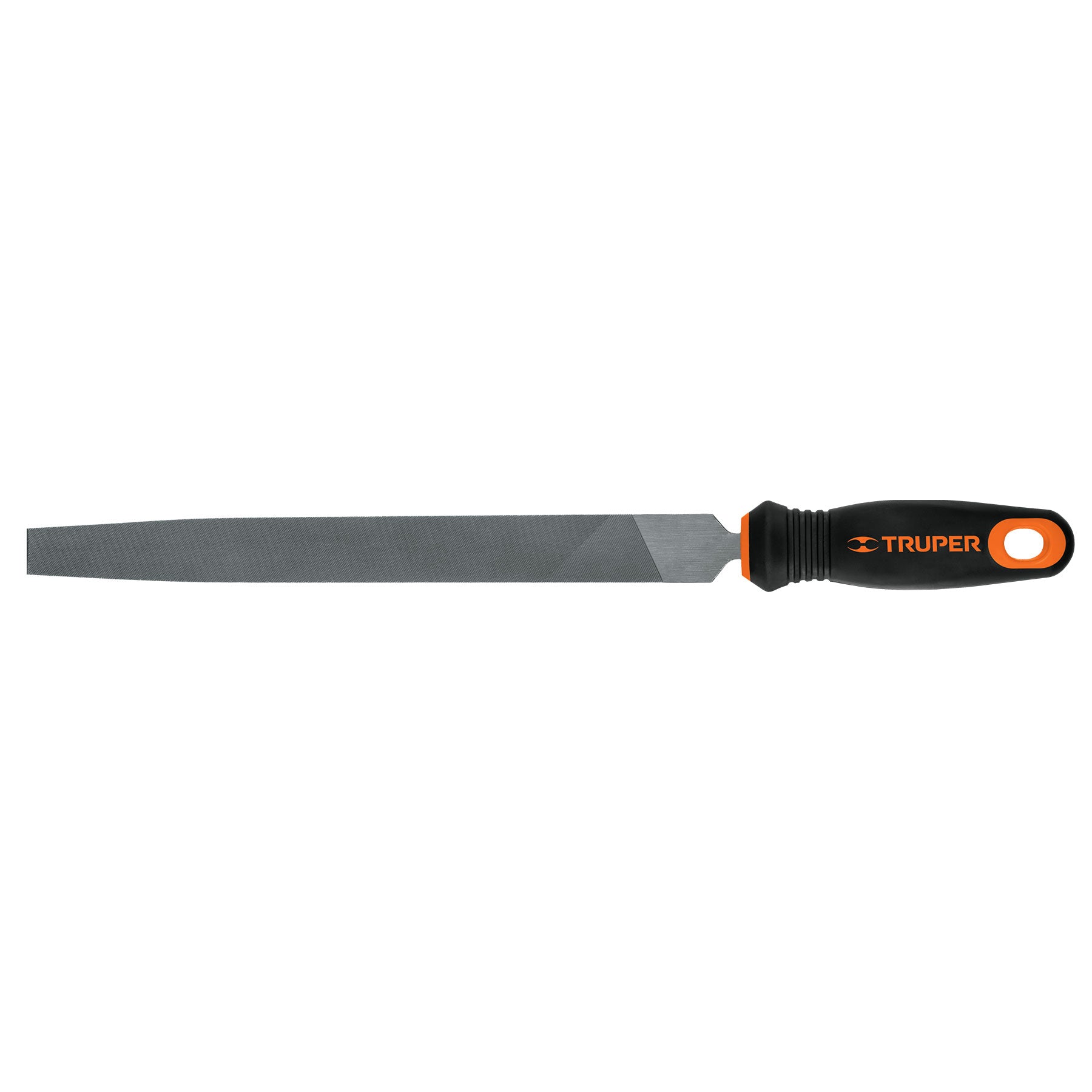 Lima plana muza 10" con mango doble inyección, Truper