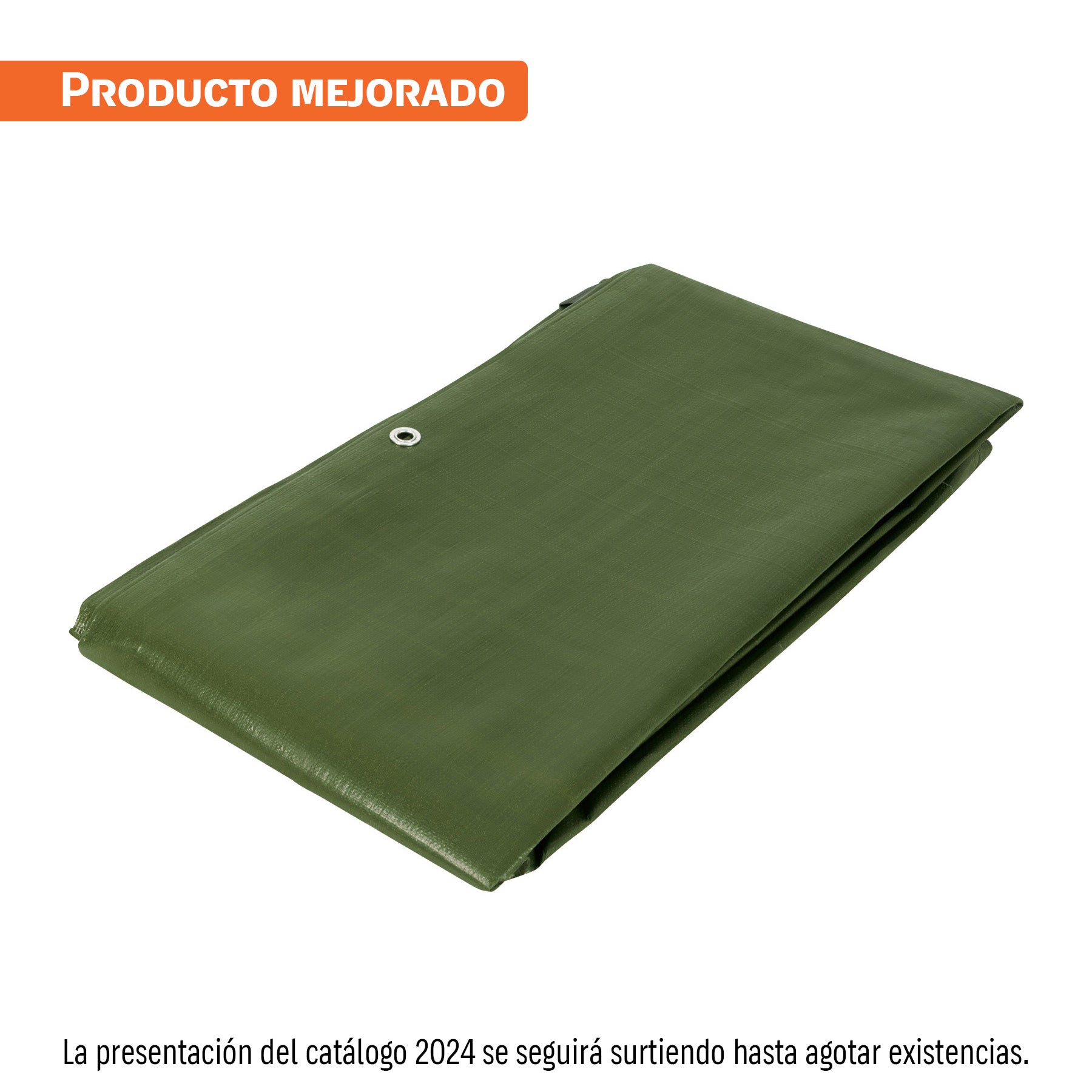 Lona uso rudo 3 x 4 m, verde olivo, 240 g/m2, Truper Expert