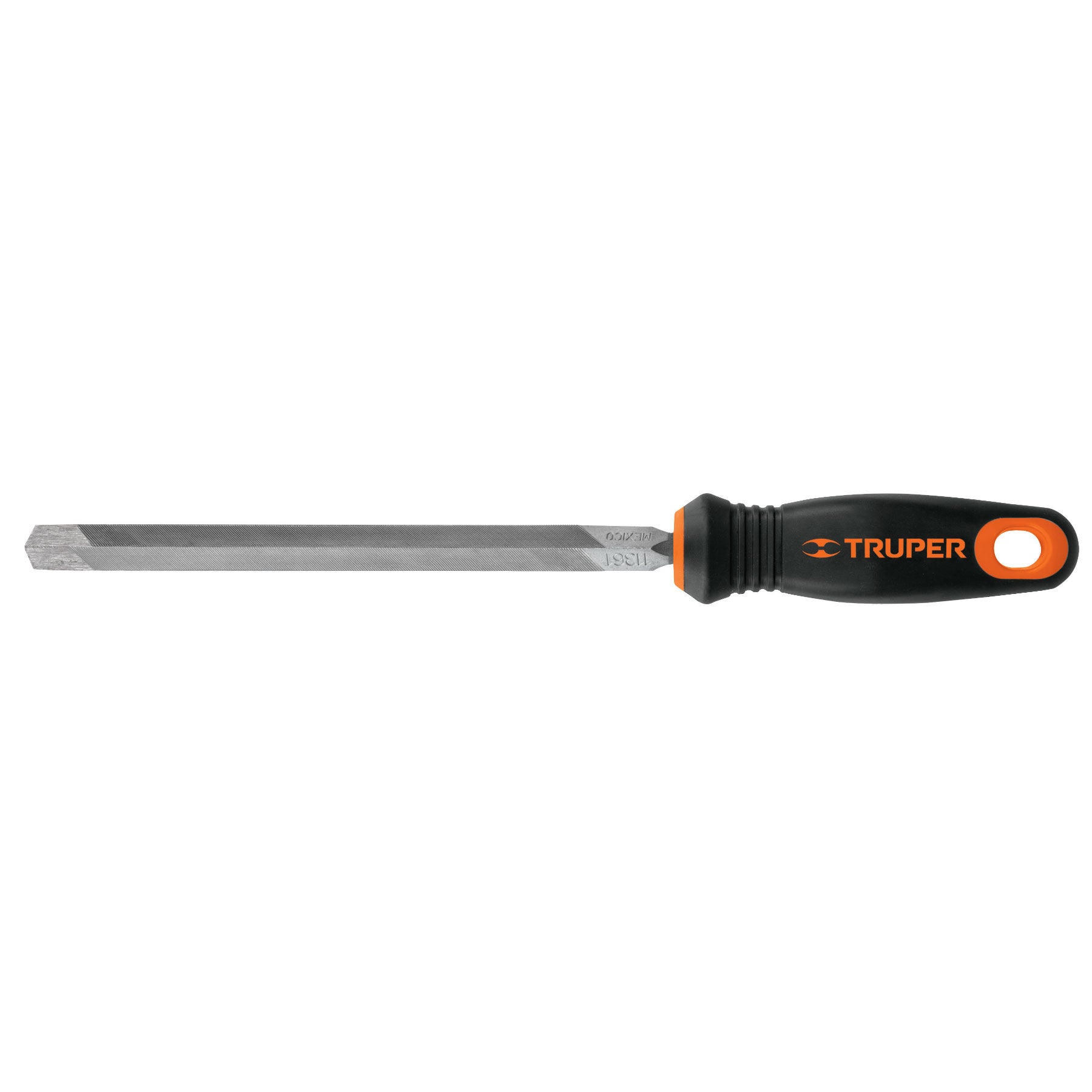 Lima triángulo pesado 8", 32 dpp con mango doble inyección