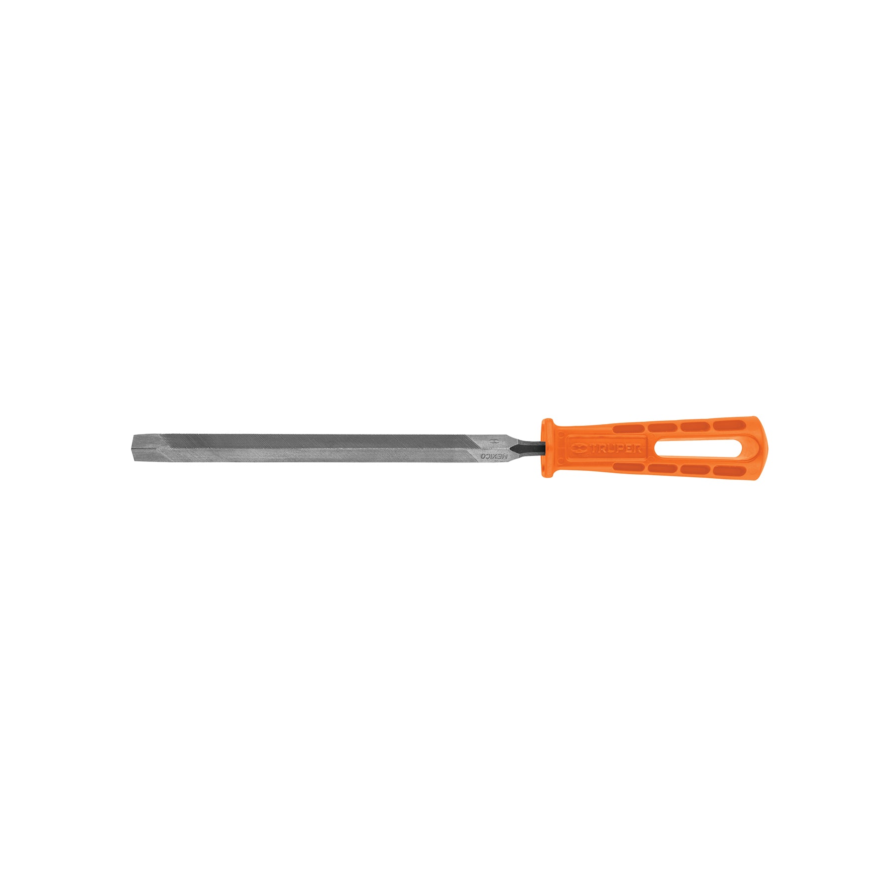 Lima triángular 8" para machete, 36 dpp, con mango, Truper