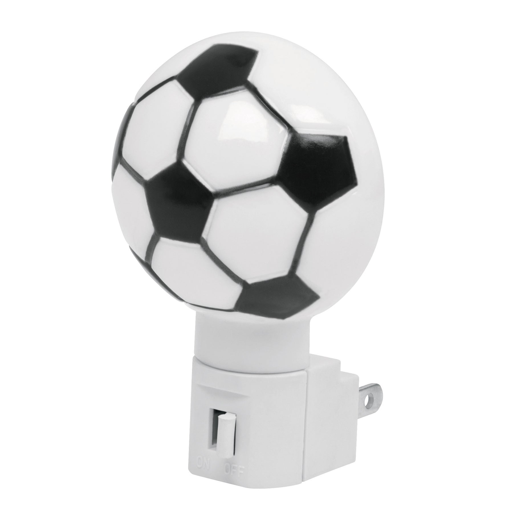 Luz de noche con lámpara E12, balón soccer, Volteck, LUZ-04, 46133