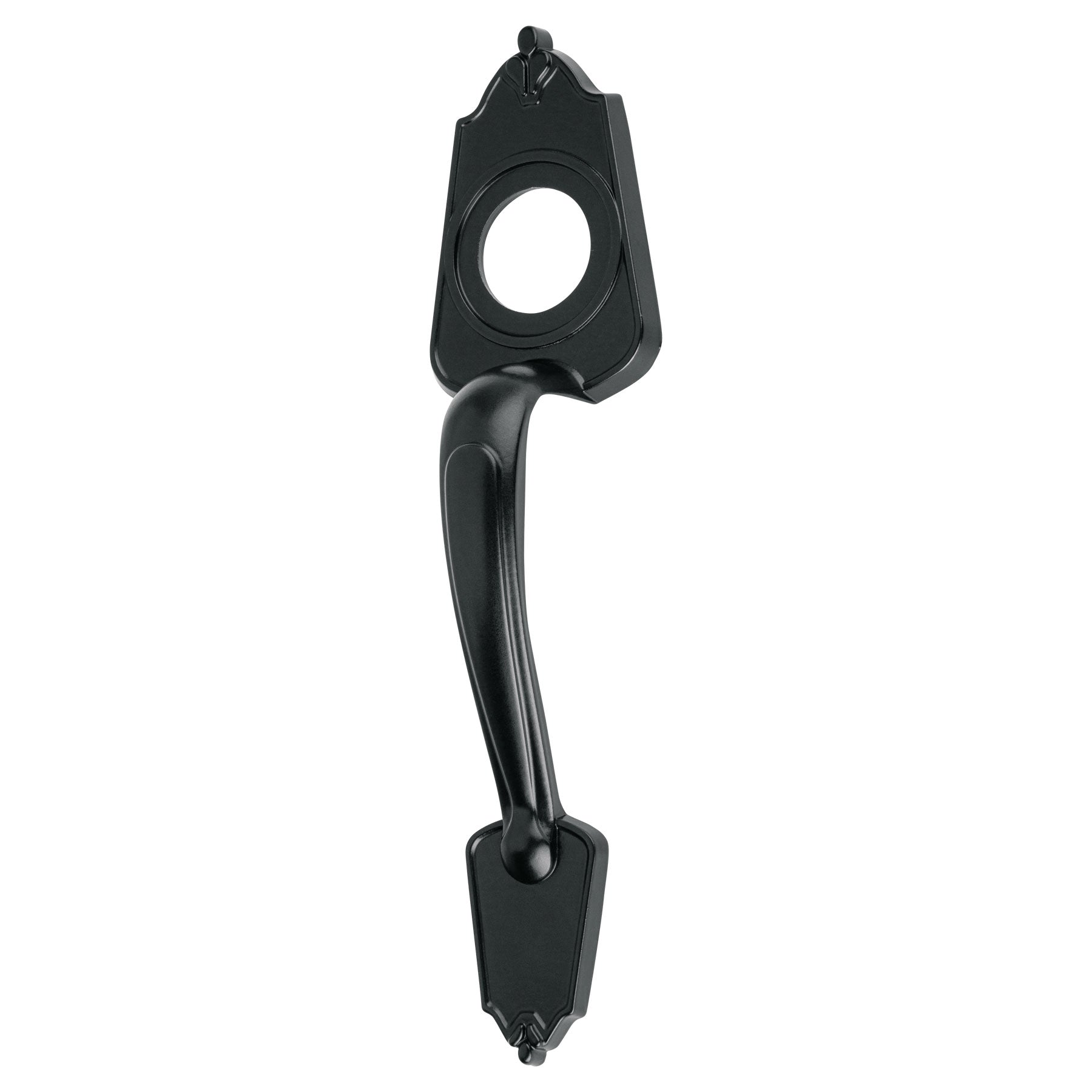 Chapetón metálico para puerta, acabado negro, Hermex, MADE-6, 46840