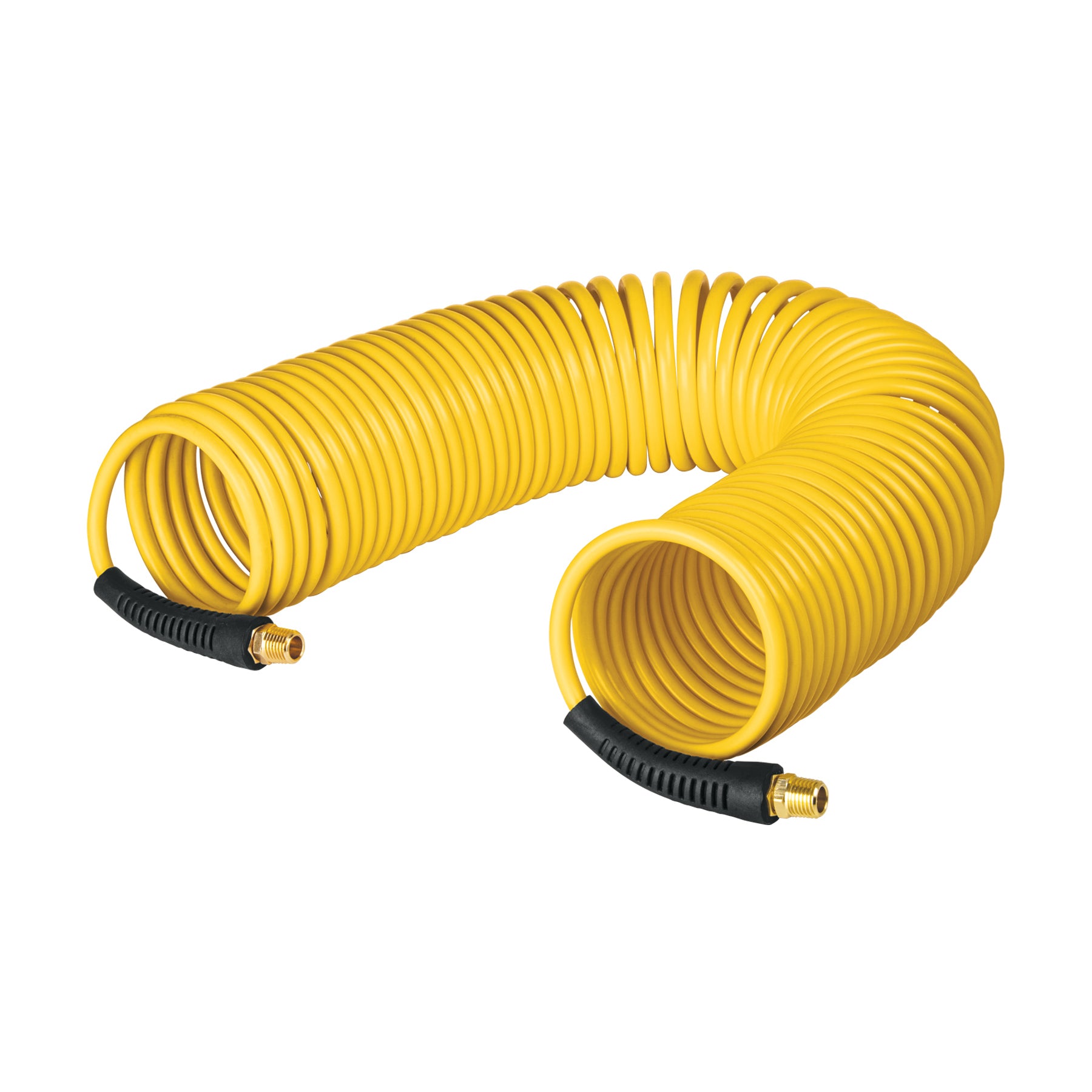 Manguera para compresor, tipo resorte, 7.6m x 1/4", Pretul