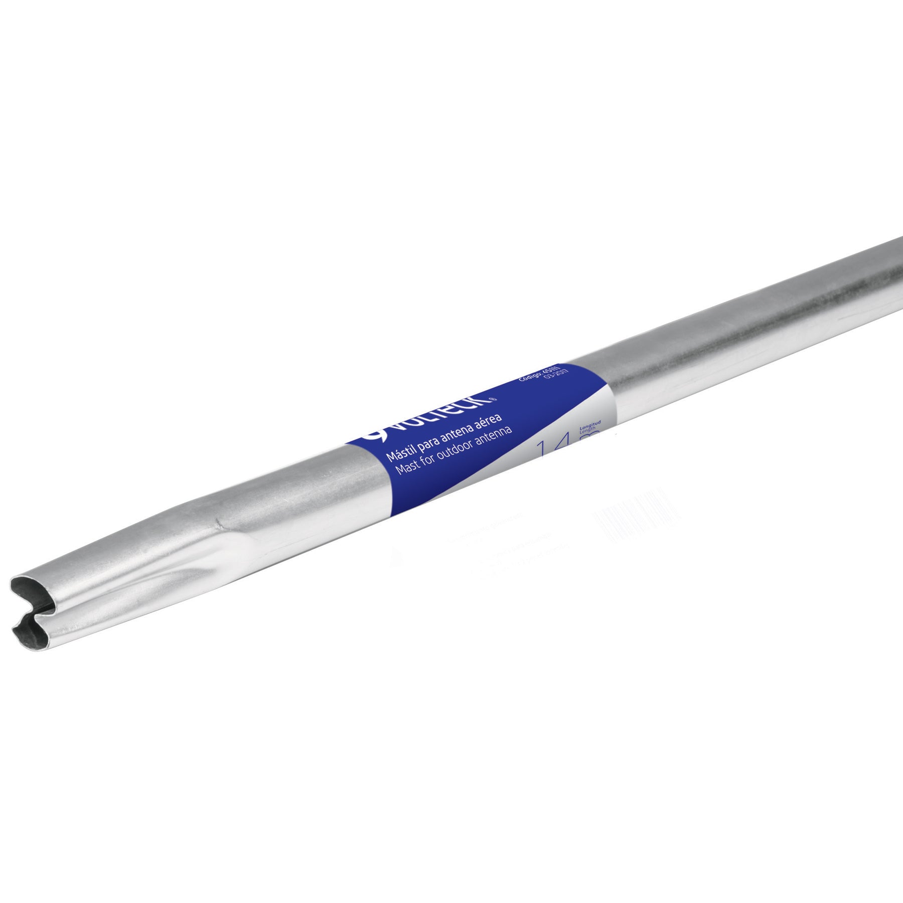 Mástil de 2.8 m para antena aérea, Volteck, MAST-280, 45110