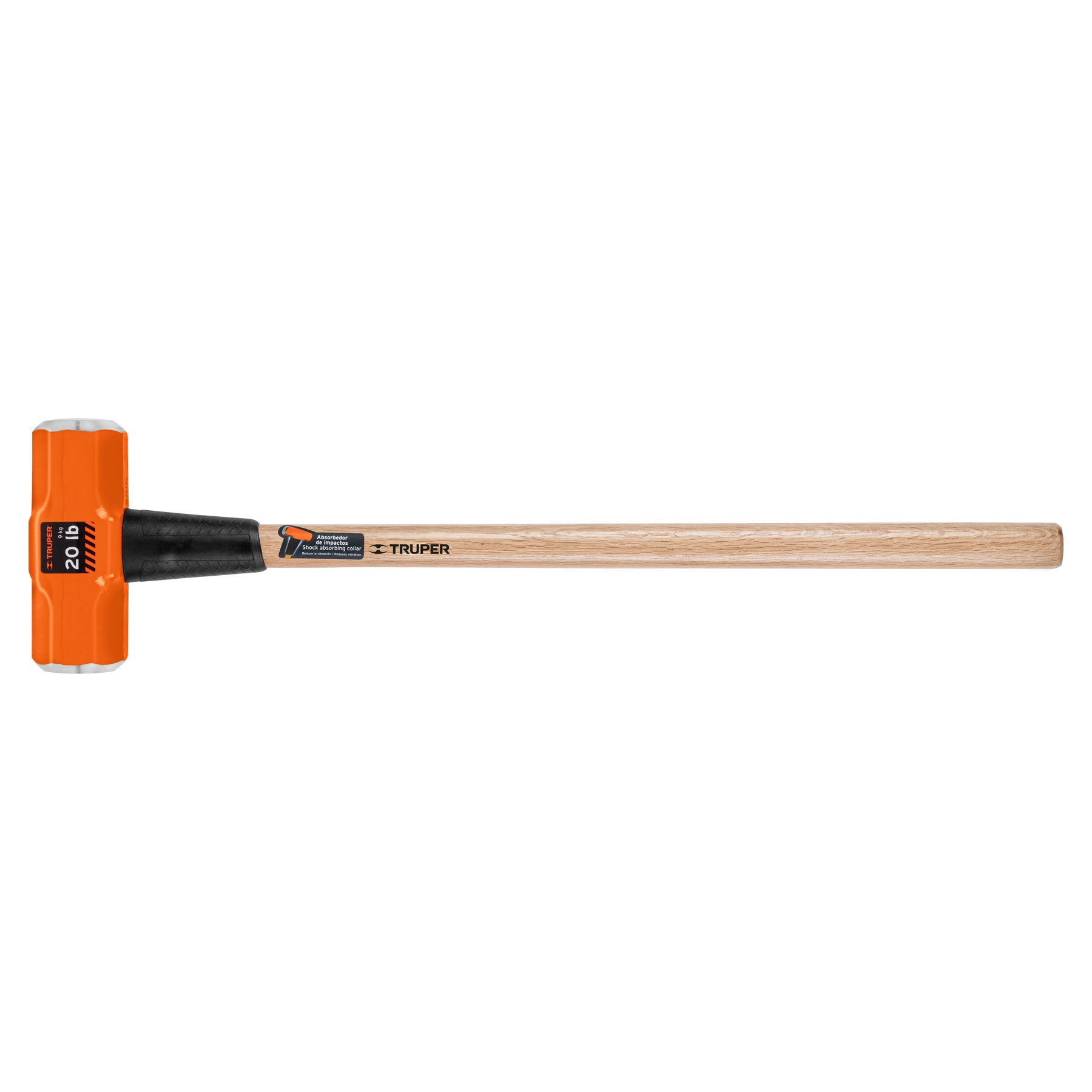 Marro octagonal 20 lb, mango de madera 36", Truper