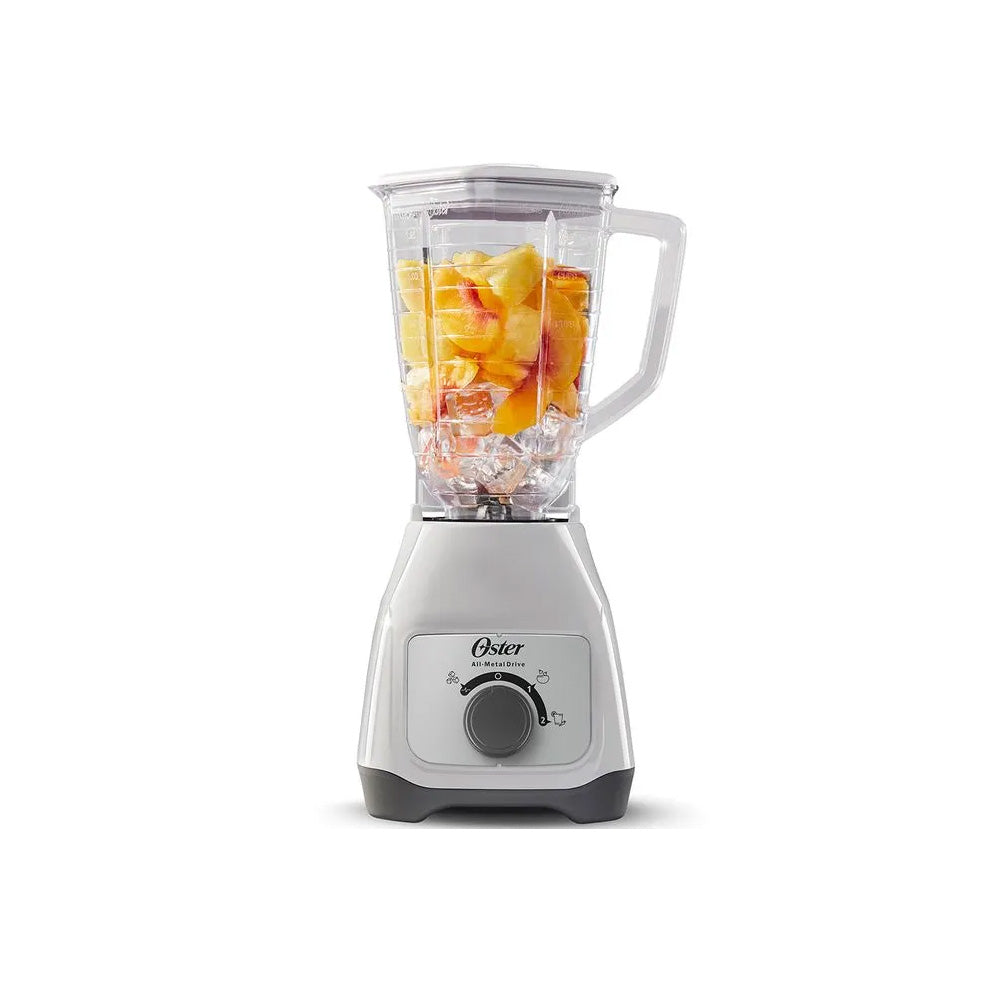 Licuadora Oster 2 Velocidades Soho Lite Blanca Con Vaso Plástico Blstkap-Wrd-013