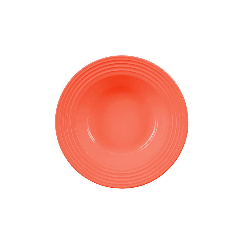 Plato Sopero 400Ml Circles Coral Cinsa. Santa Anita