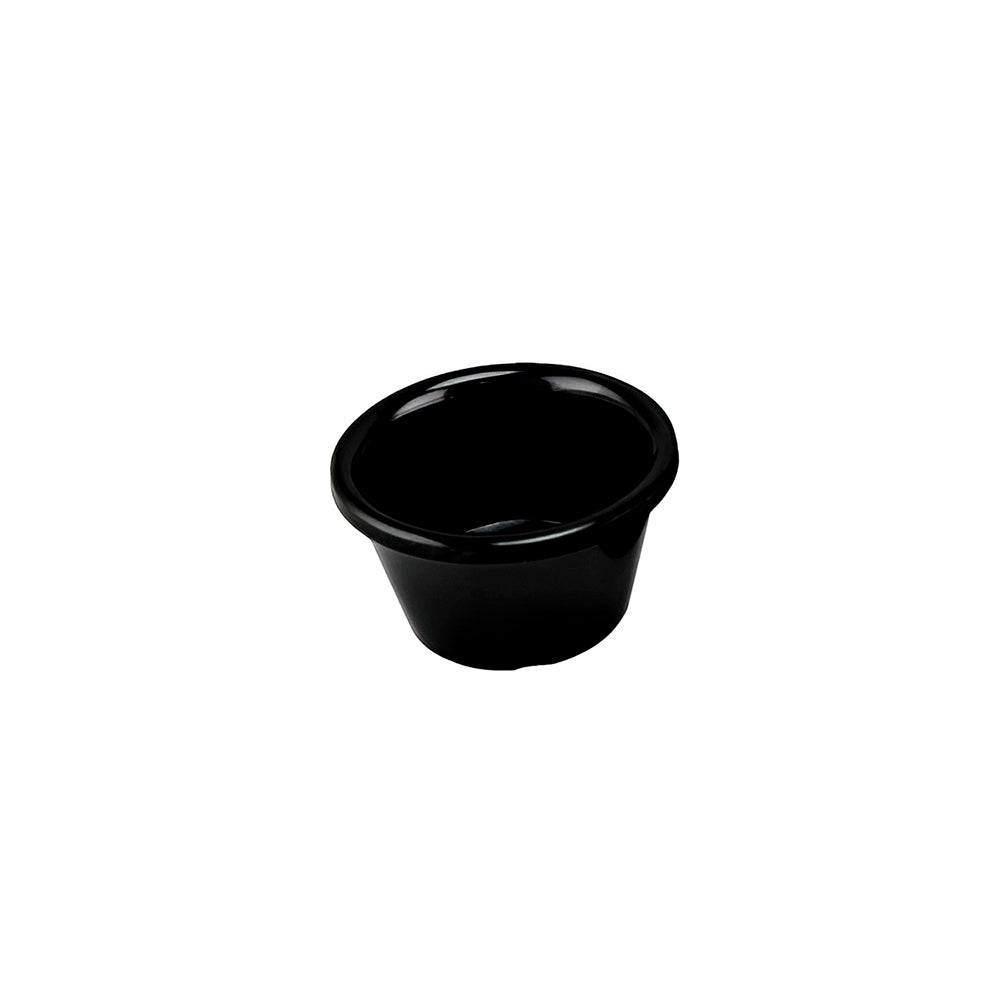 Ramequin 4 Oz. Negro Melamina Negro Travessa