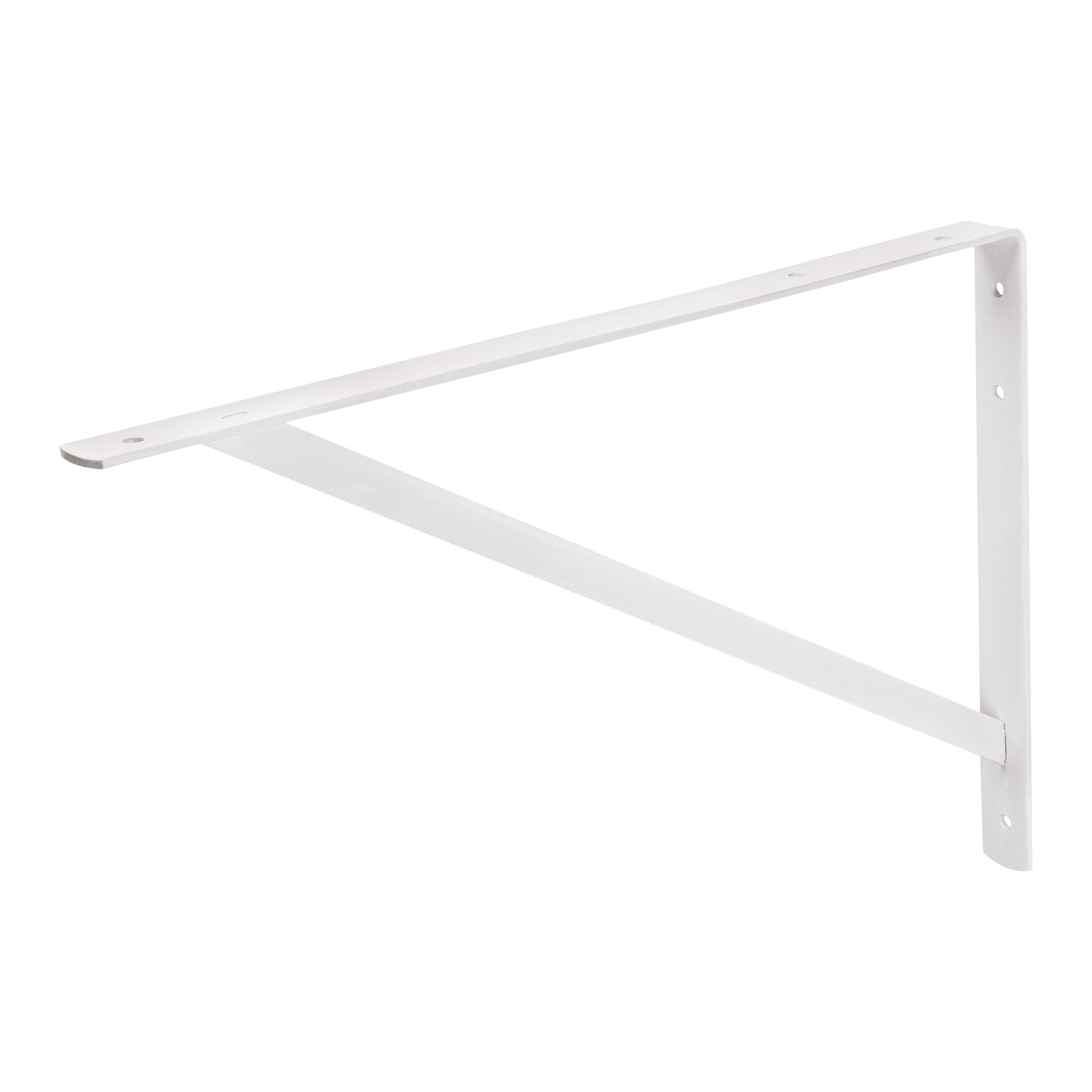 Ménsula de acero reforzada blanca 13 x 20", Fiero