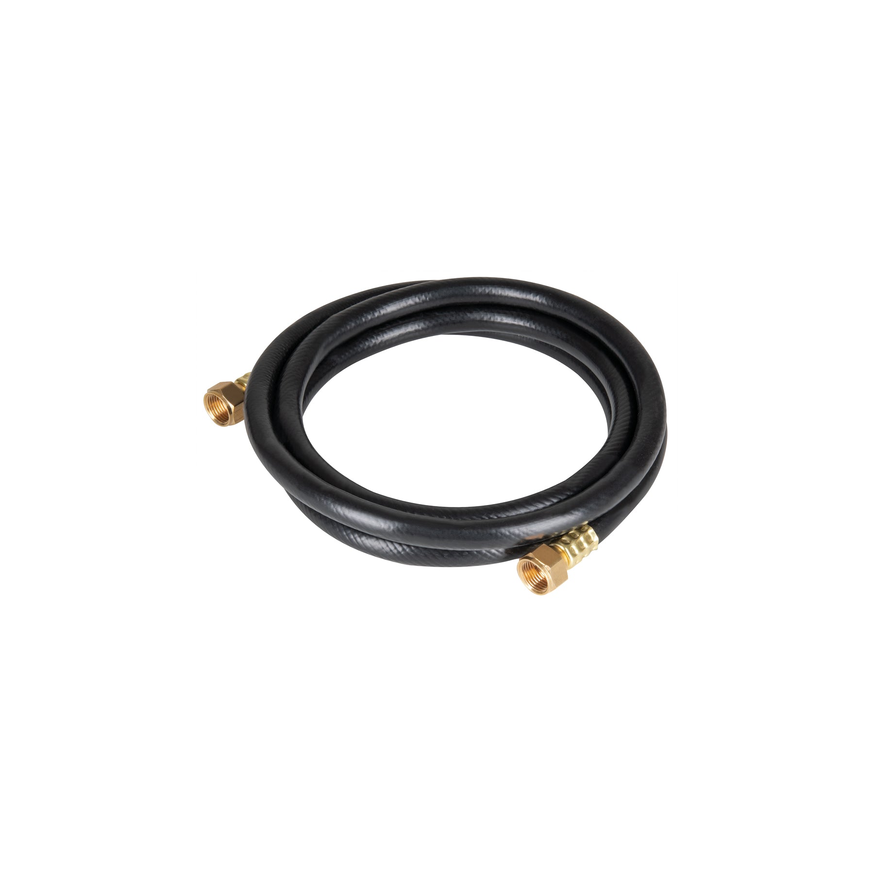 Manguera para gas, PVC negra, 3/8"x2 m, con conexión, Foset