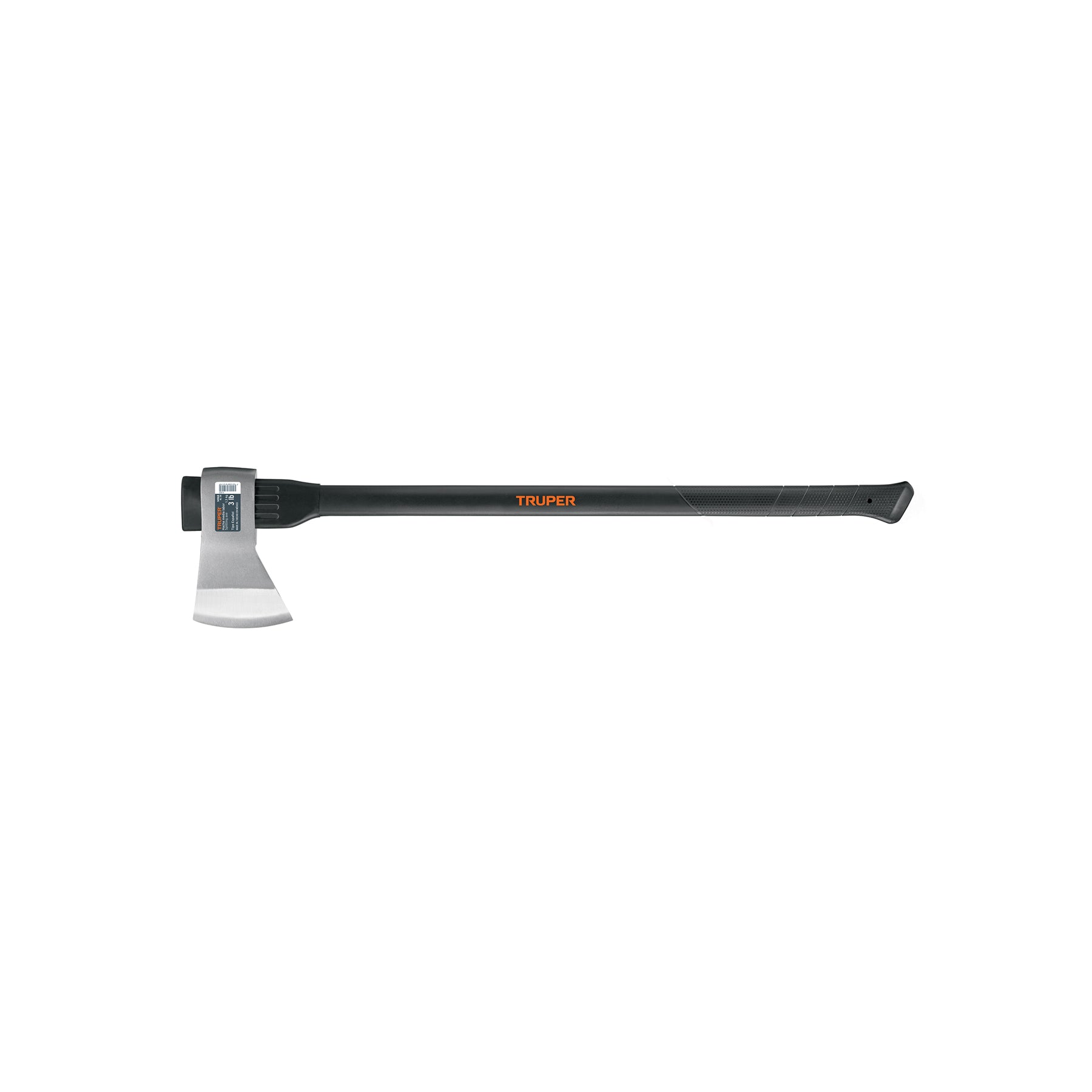Hacha media labor 3 lb, mango de fibra de vidrio 36", Truper