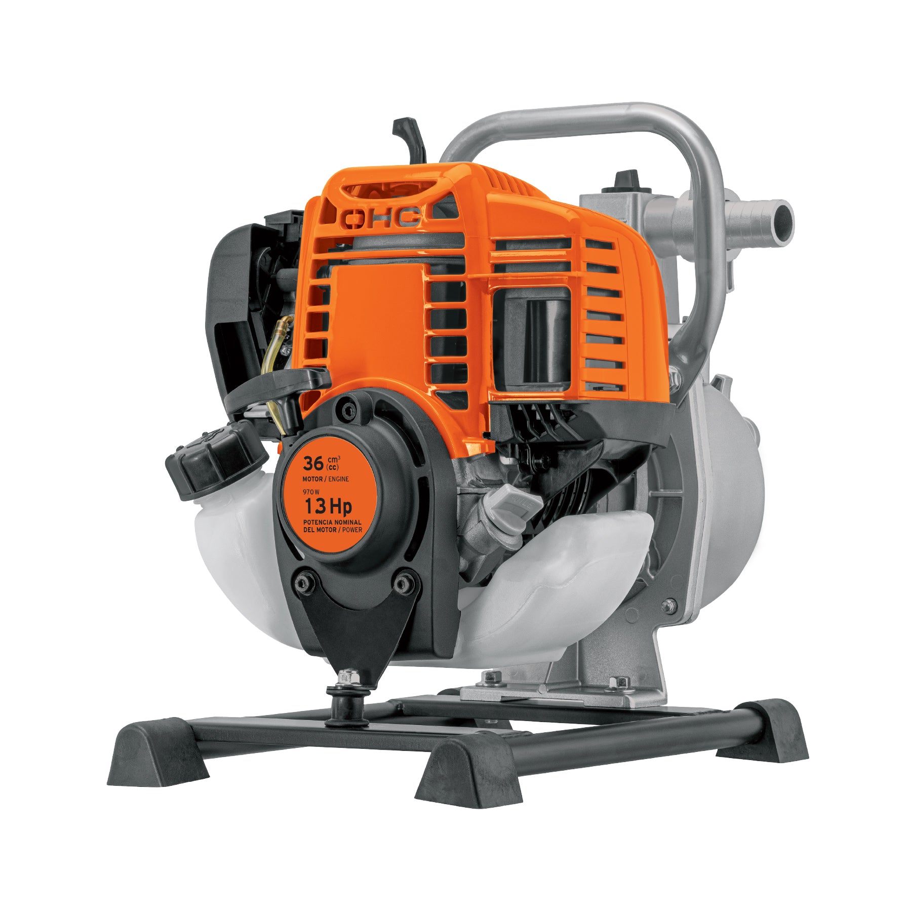 Motobomba autocebante 1"x1", gas. 1-1/3HP, agrícola, Truper