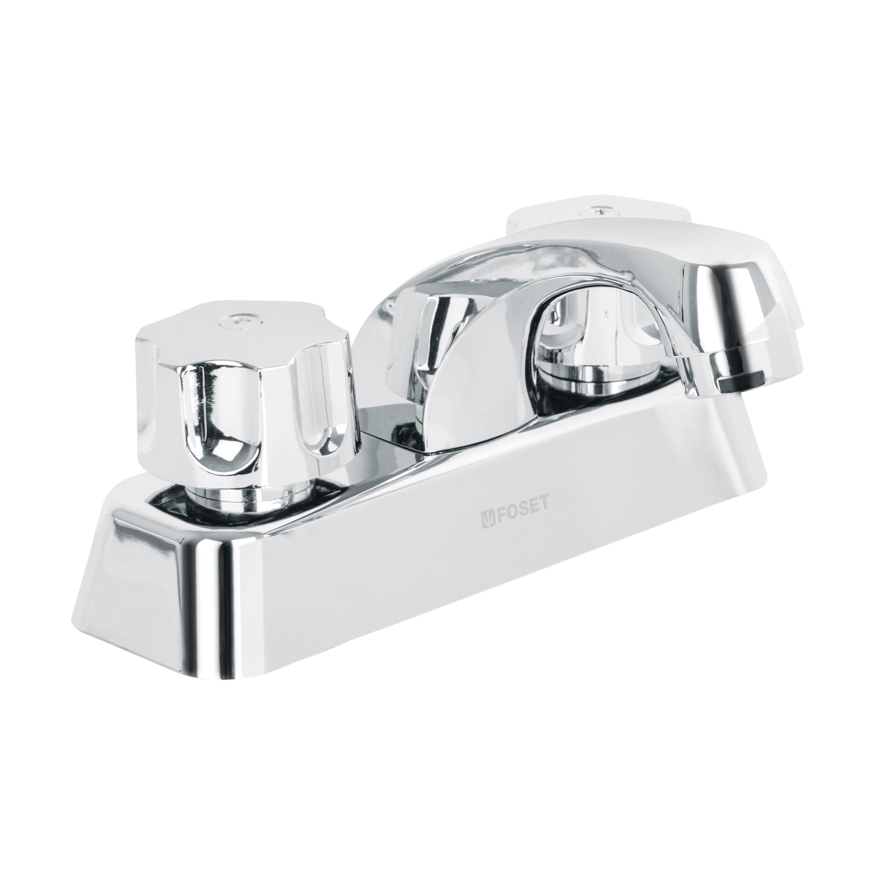 Mezcladora 4" lavabo, ABS, hexagonal, BASIC