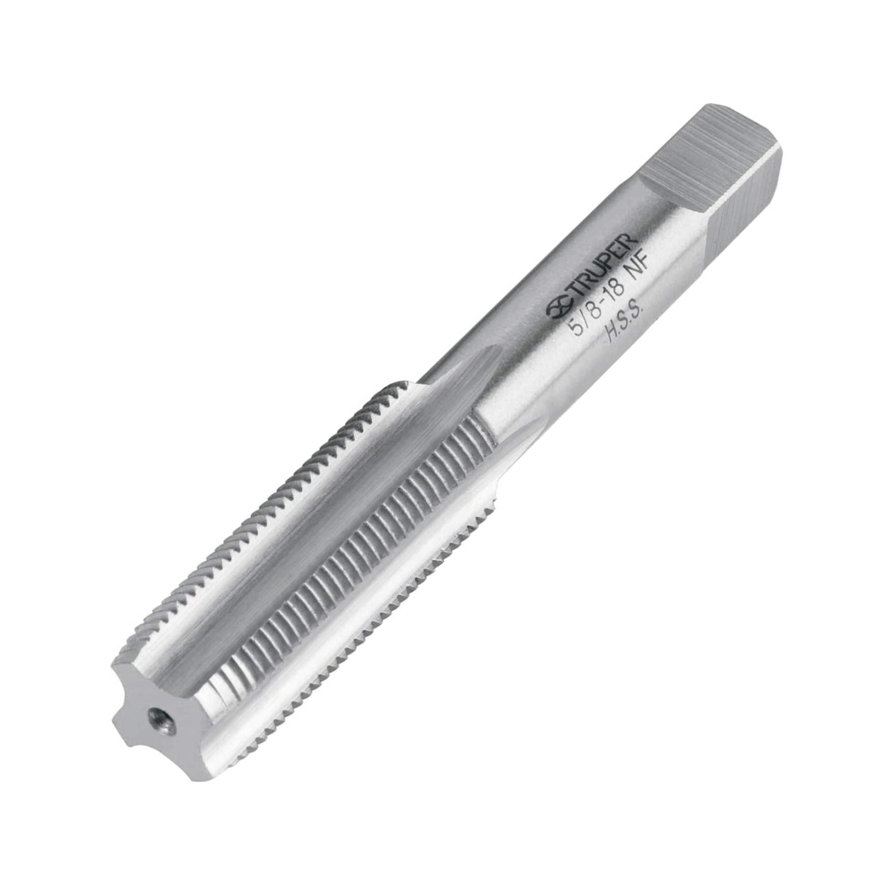 Machuelo semicónico 5/8"x18 UNF, estuche individual, Truper