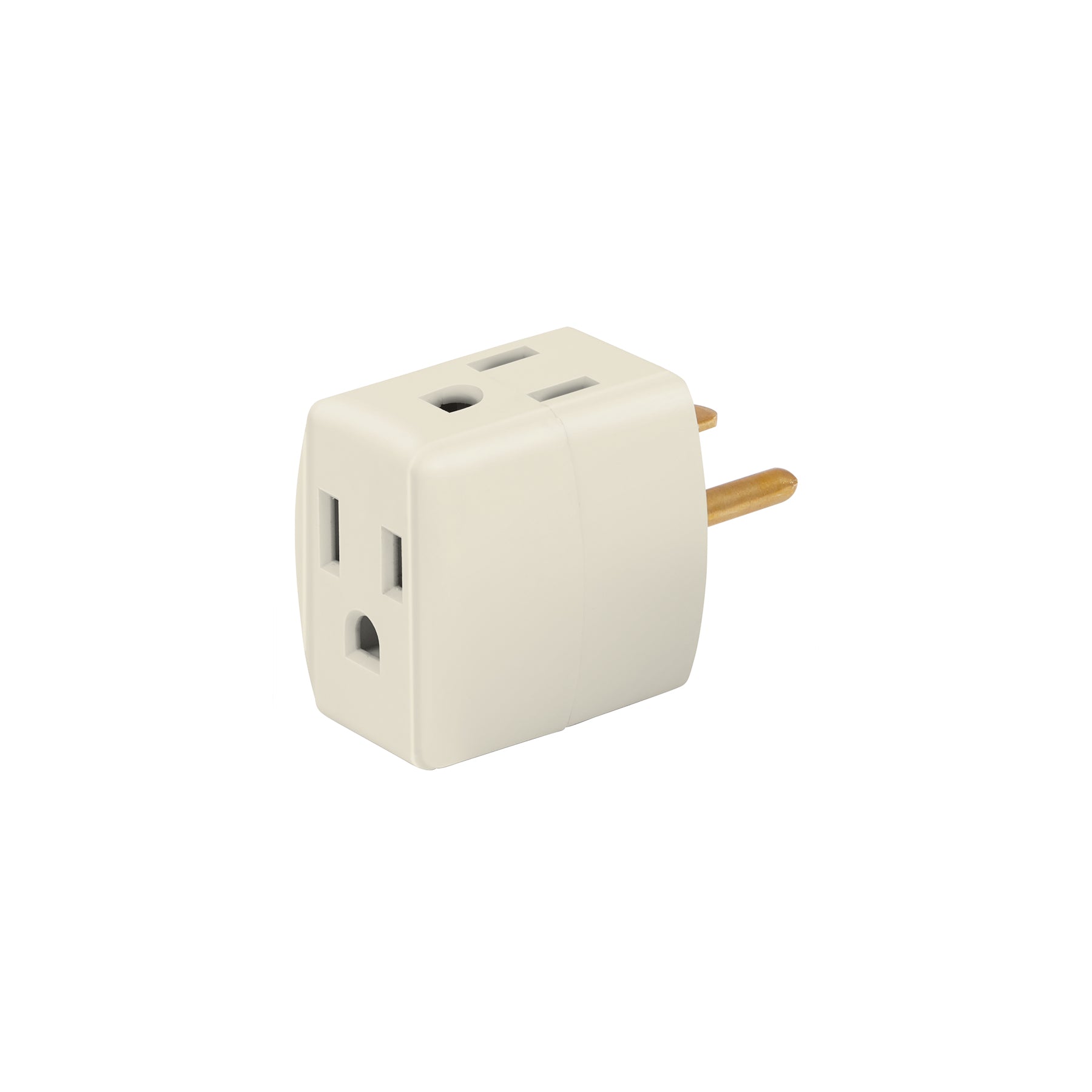 Multicontacto triple aterrizado, tipo cubo, Volteck, MUL-310, 46800