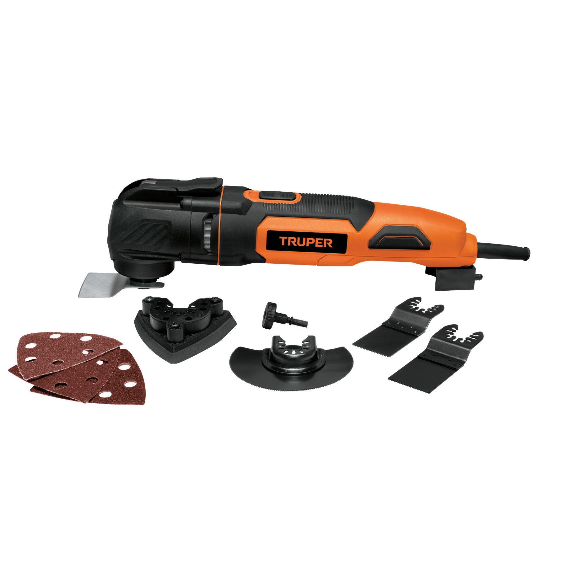 Multiherramienta 350W con 9 accesorios, Truper PRO