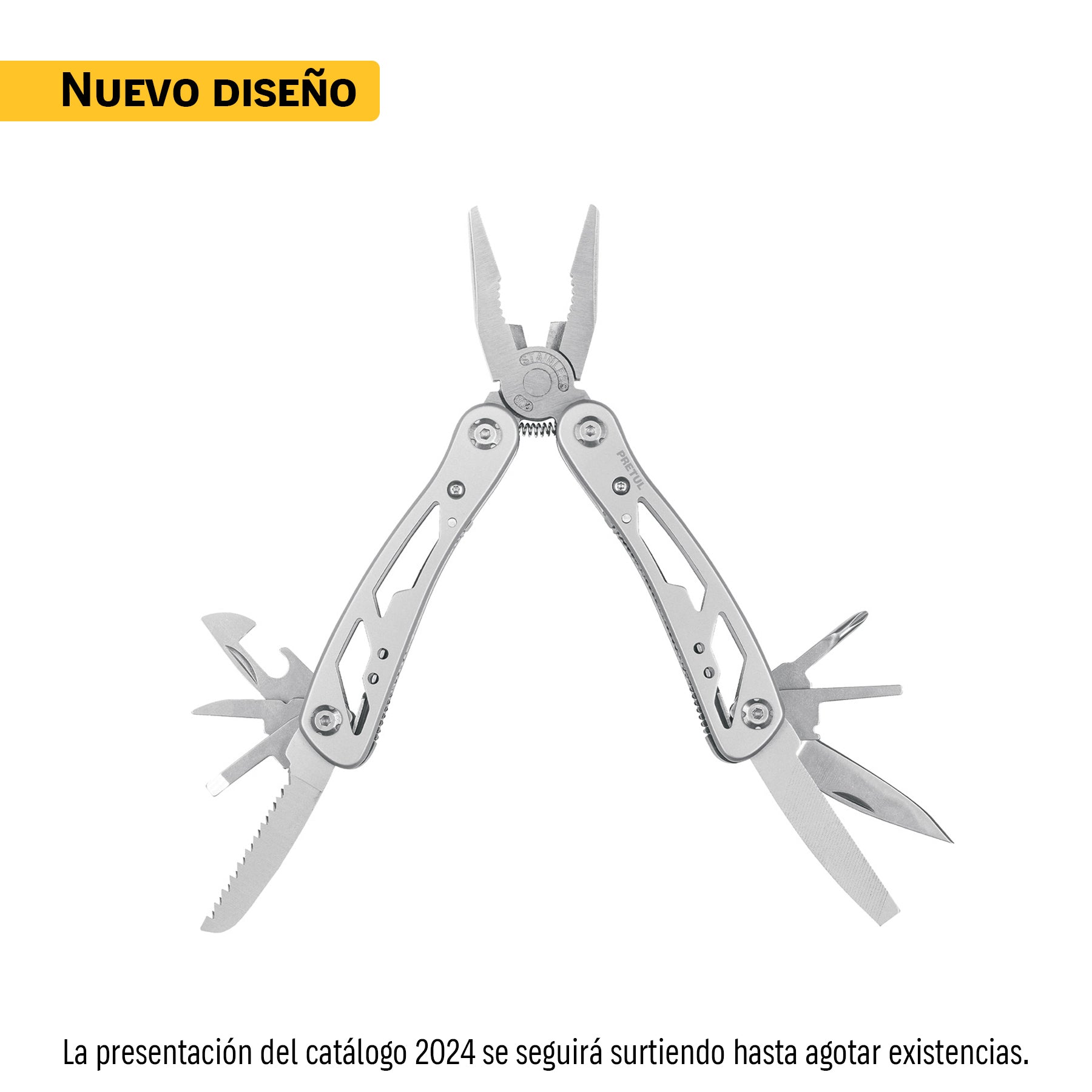 Multiherramienta con 13 funciones, Pretul, NAMU-13P, 24105