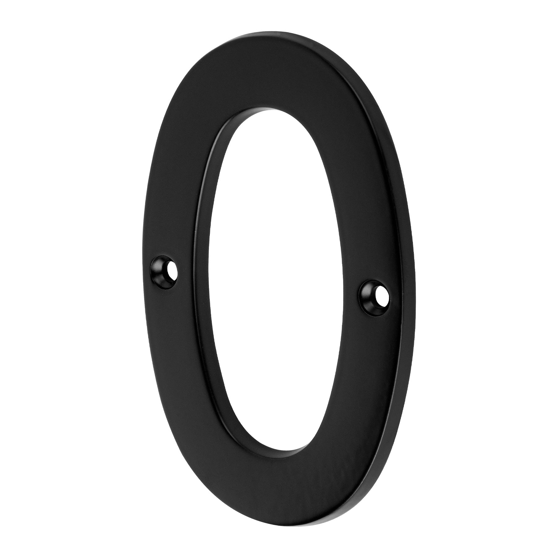 Número 0 de latón sólido 4", negro, Hermex, NUCH-0N, 47853