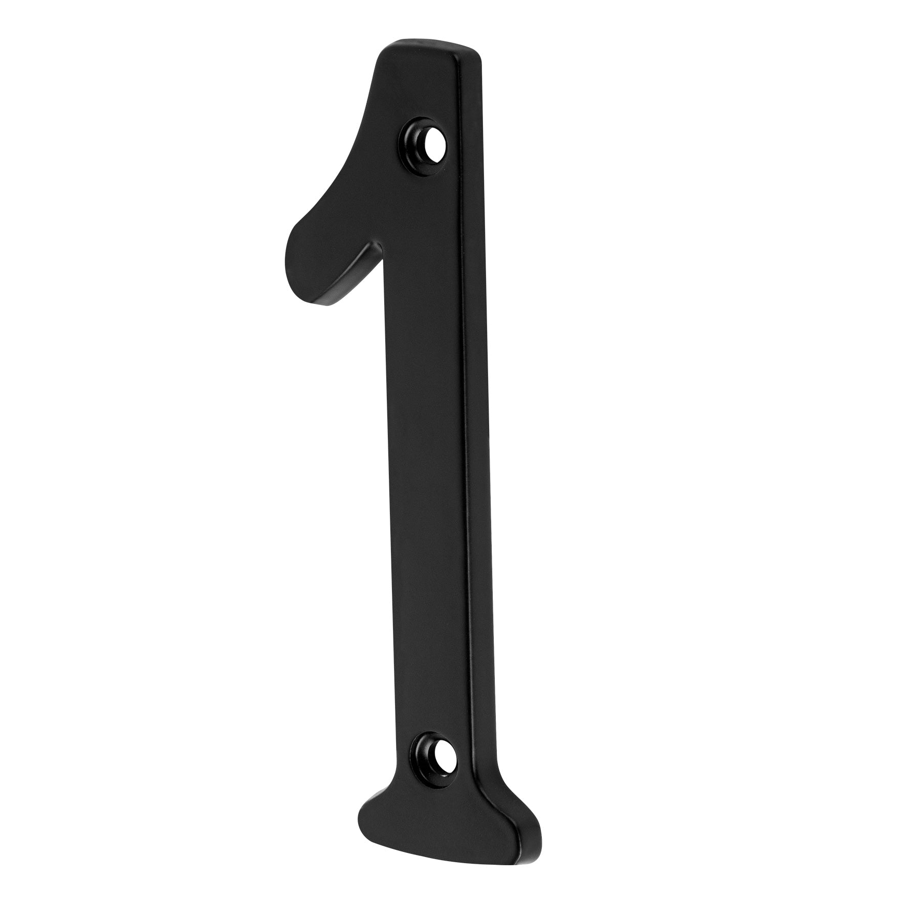 Número 1 de latón sólido 4", negro, Hermex, NUCH-1N, 47854