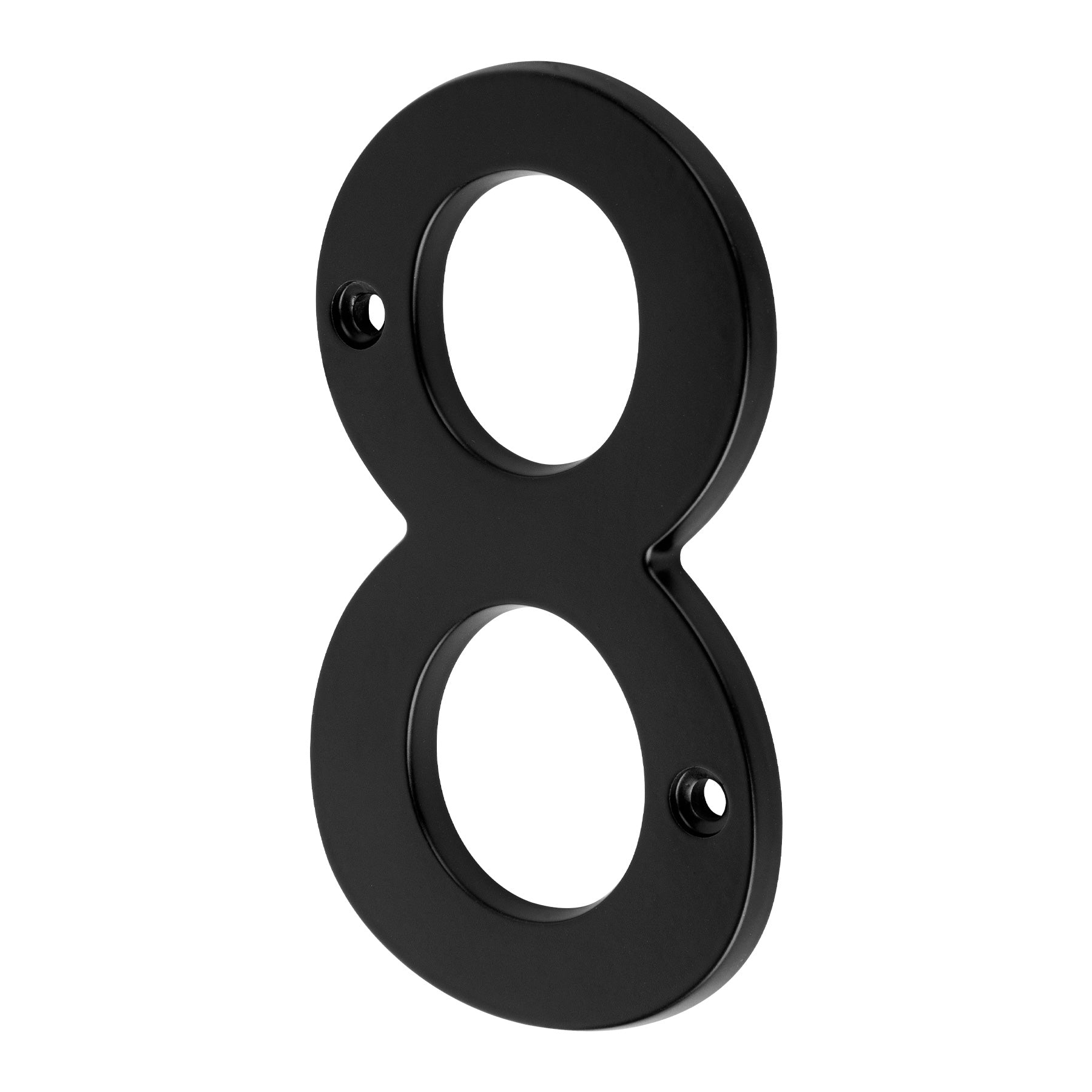 Número 8 de latón sólido 4", negro, Hermex, NUCH-8N, 47861