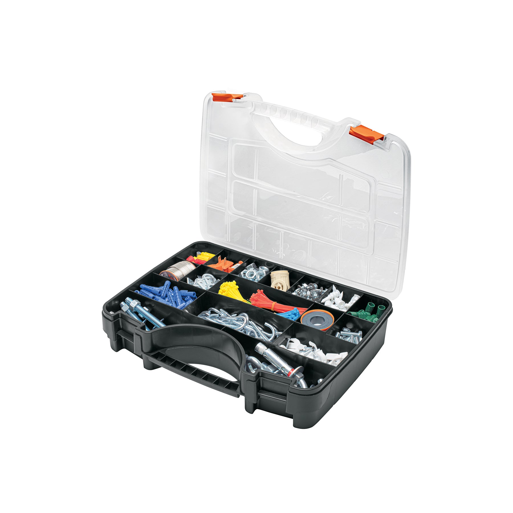 Organizador 17" reforzado con 17 compartimentos, Truper