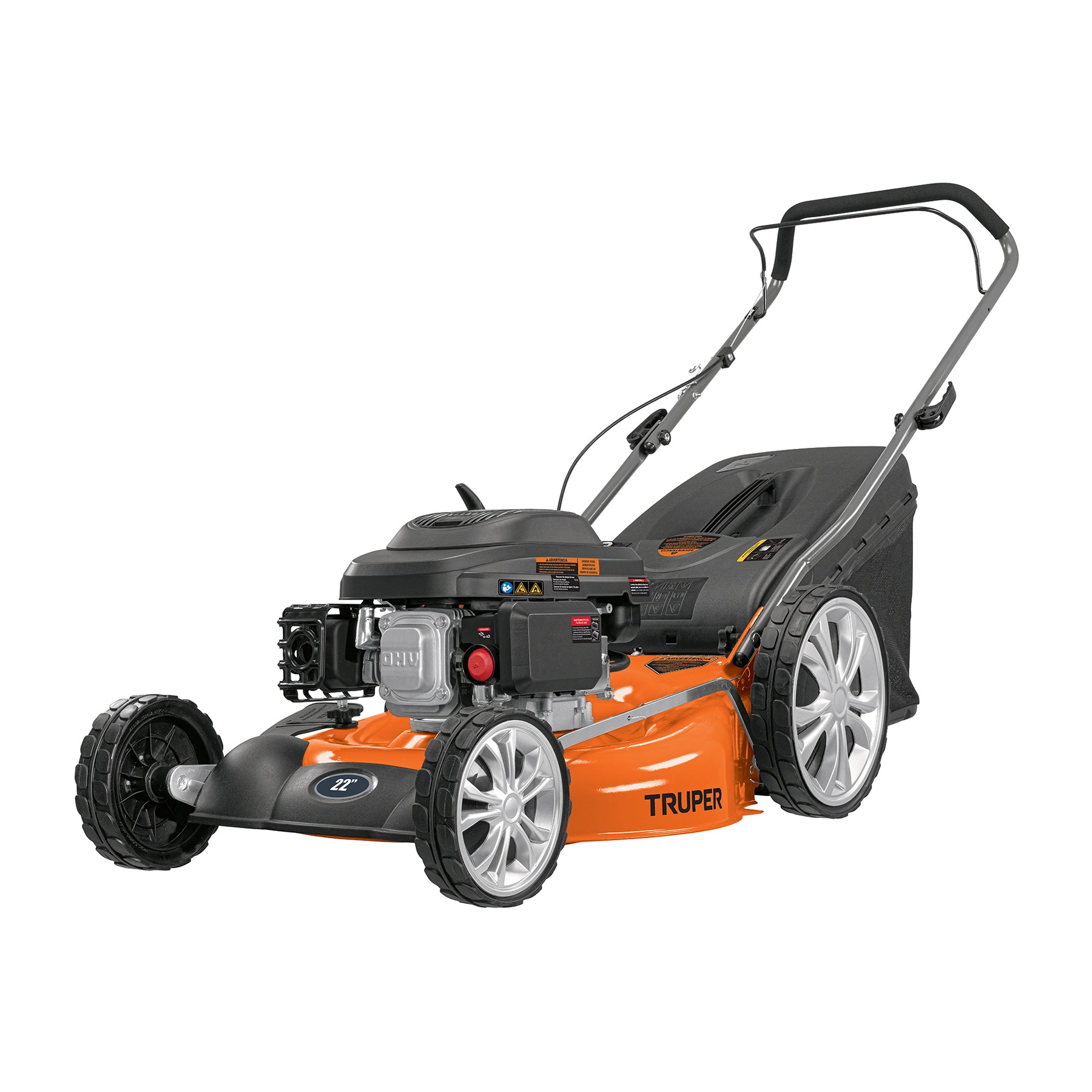 Podadora con motor a gasolina de 6 HP, 22" de corte, Truper