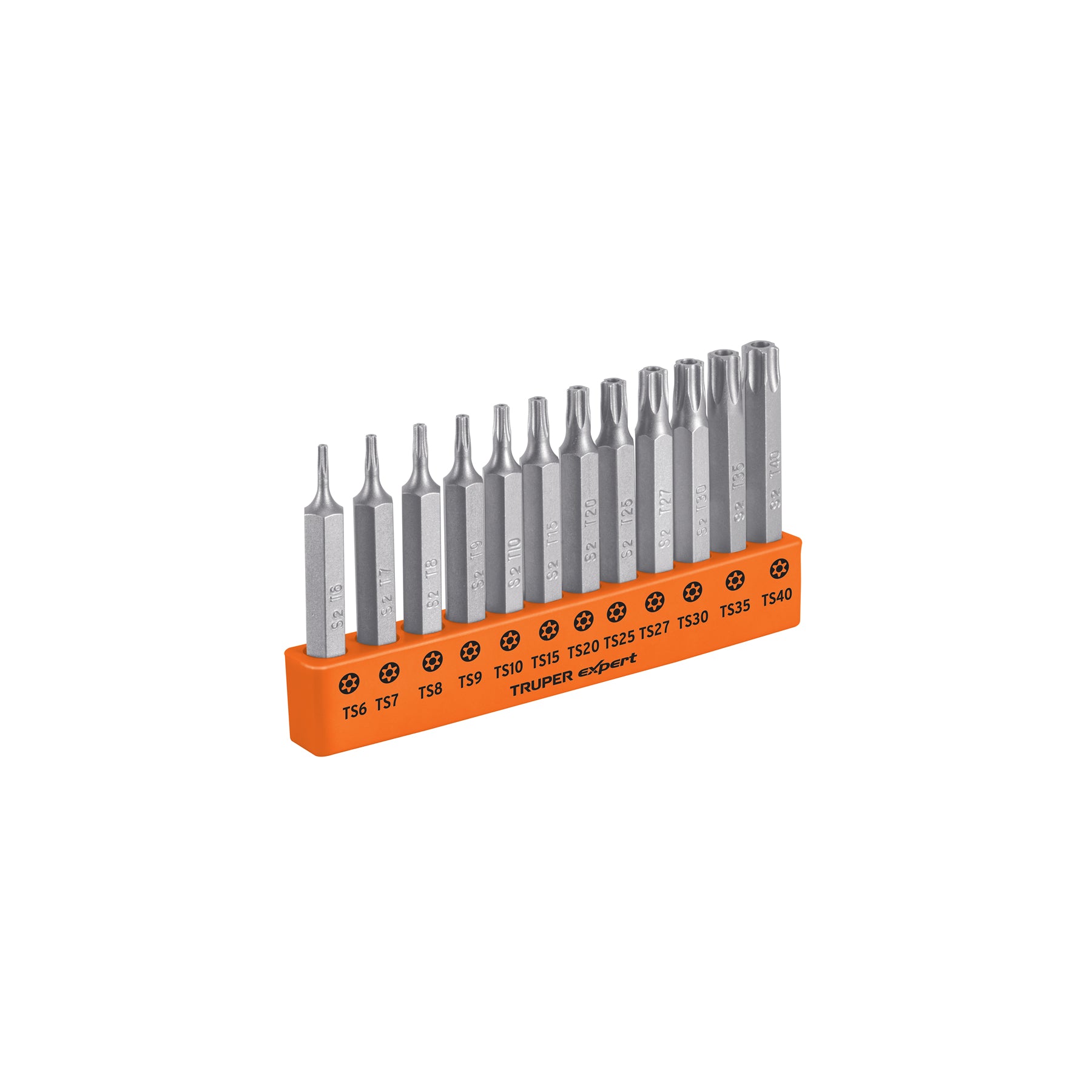 Juego de 12 puntas torx combinadas con seguro largo 2", Expert