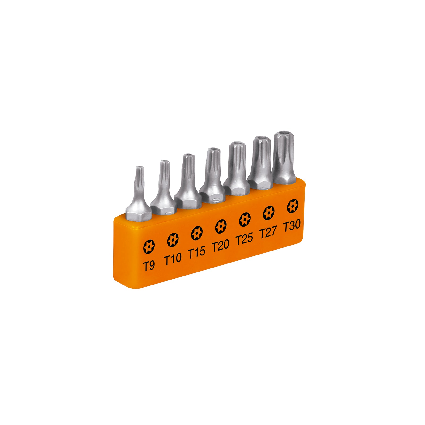 Juego de 7 puntas torx combinadas con seguro largo 1", Expert