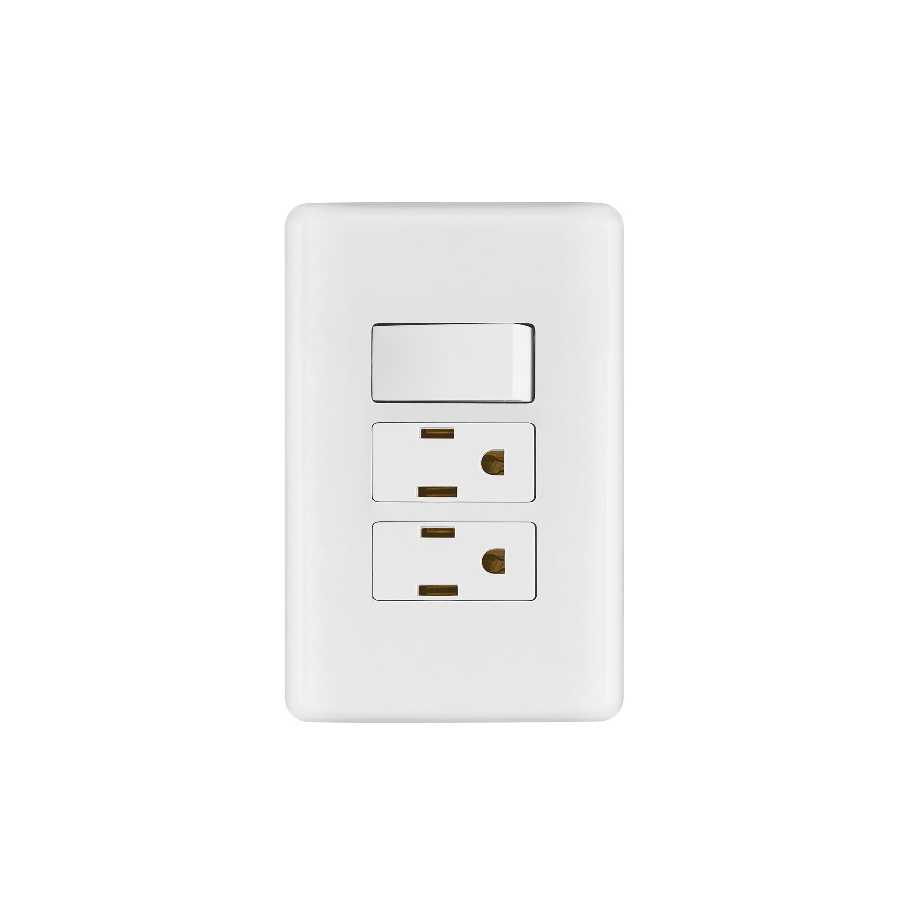 Placa armada 2 contactos e interruptor sencillo, BASIC, Volteck, PA-APCO-B3, 25079