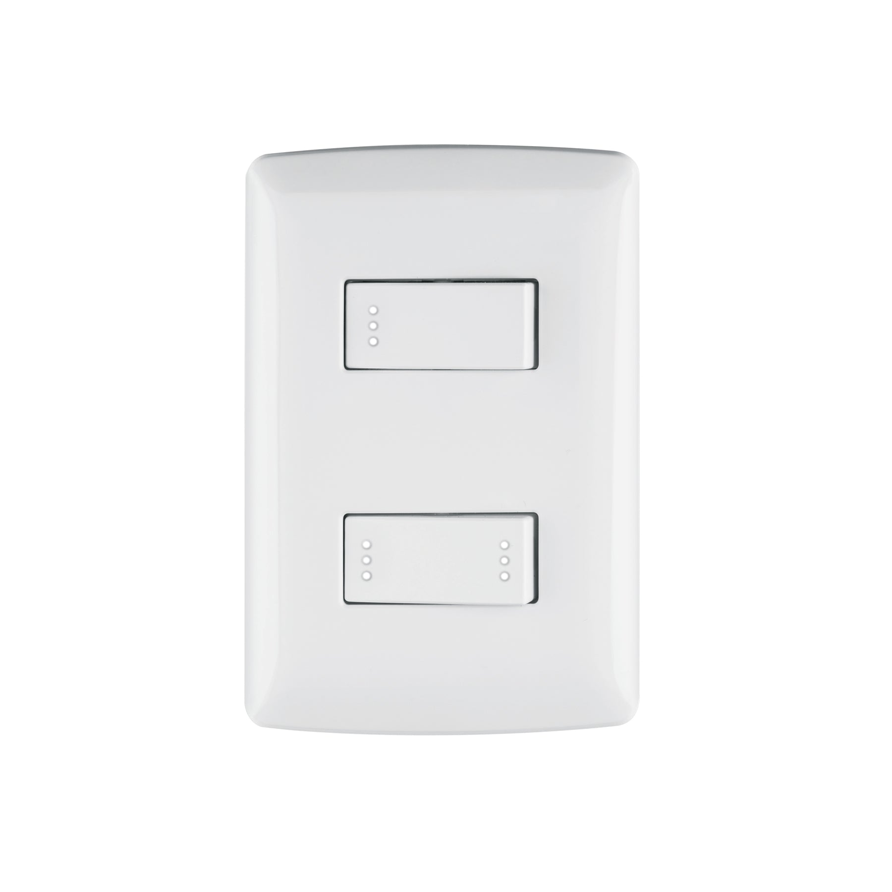 Placa armada 1 interruptor 1 escalera,blanco, línea Italiana, Volteck, PA-APDO-EIB, 46462