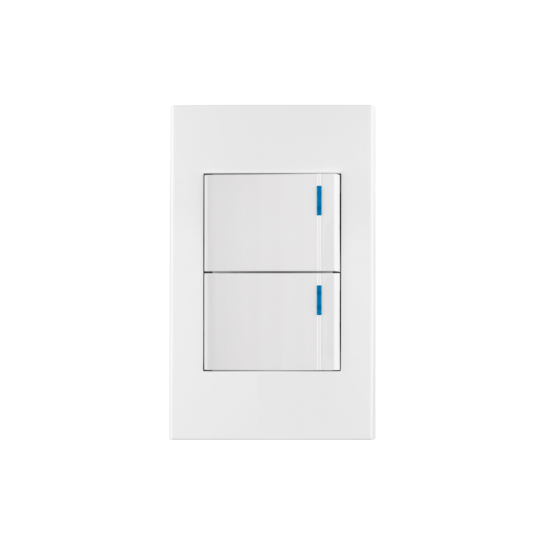 Placa armada 2 interruptores, 1.5 módulos, Española, blanco, Volteck, PA-APDO15-EB, 45595