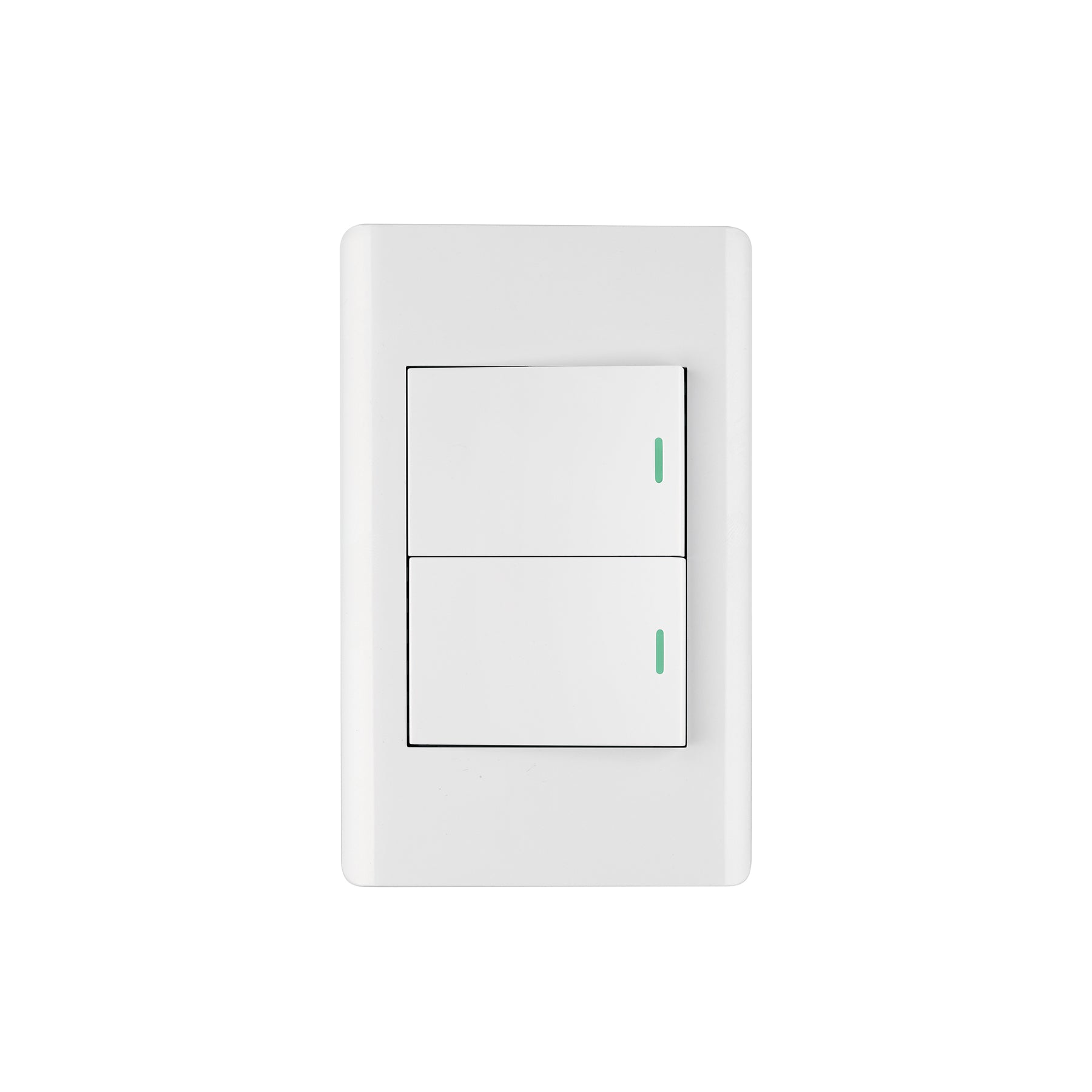 Placa armada blanca 1 interruptor y 1 de 3vías 1.5mód,Lisboa, Volteck, PA-APDO15-ELB, 47961